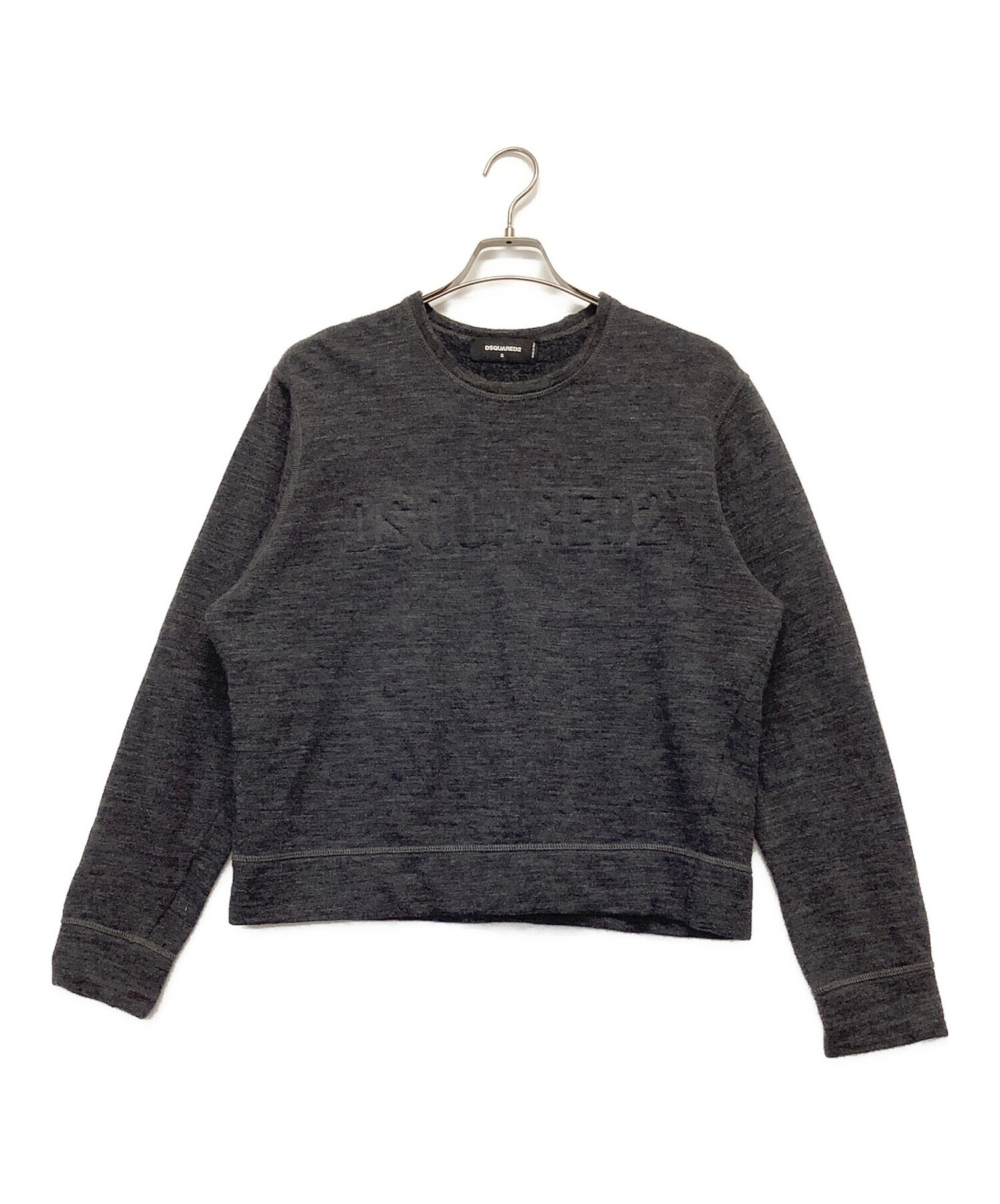 DSQUARED2 グレー ニット　 XS 未使用品 中古・古着通販】DSQUARED2 (ディースクエアード) ハイゲージニット