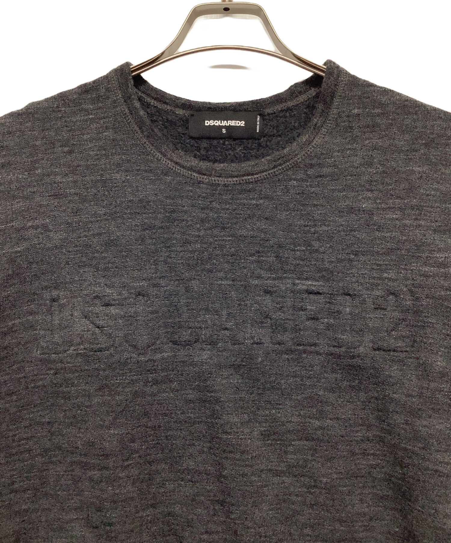 DSQUARED2 グレー ニット　 XS 未使用品 中古・古着通販】DSQUARED2 (ディースクエアード) ハイゲージニット