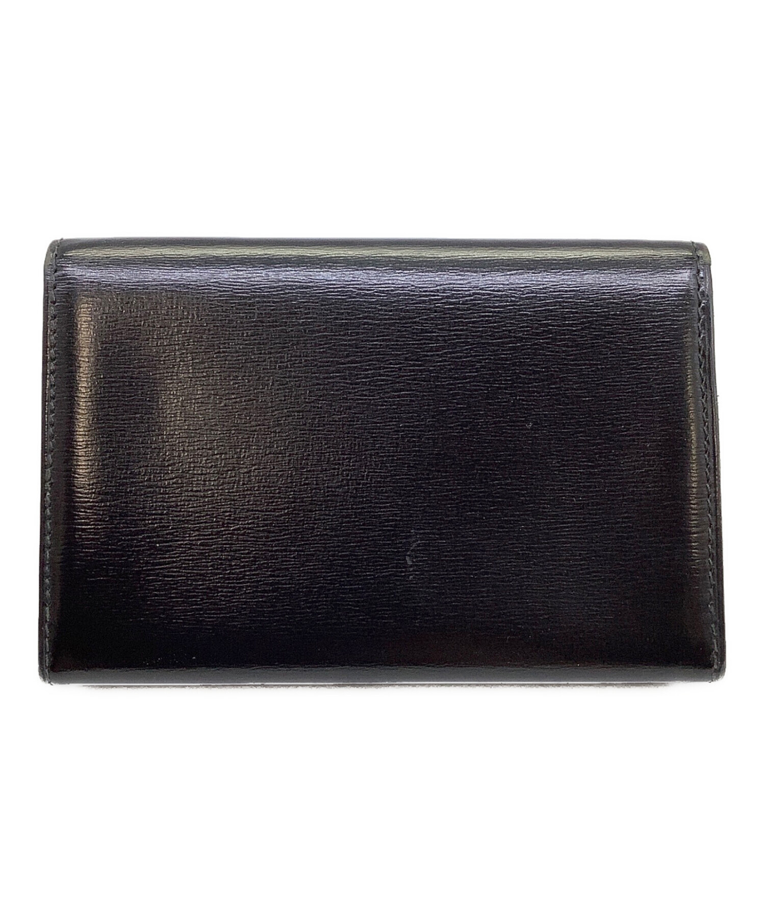 Cartier ブラックレザー ケース 中古・古着通販】Cartier (カルティエ) カードケース ブラック