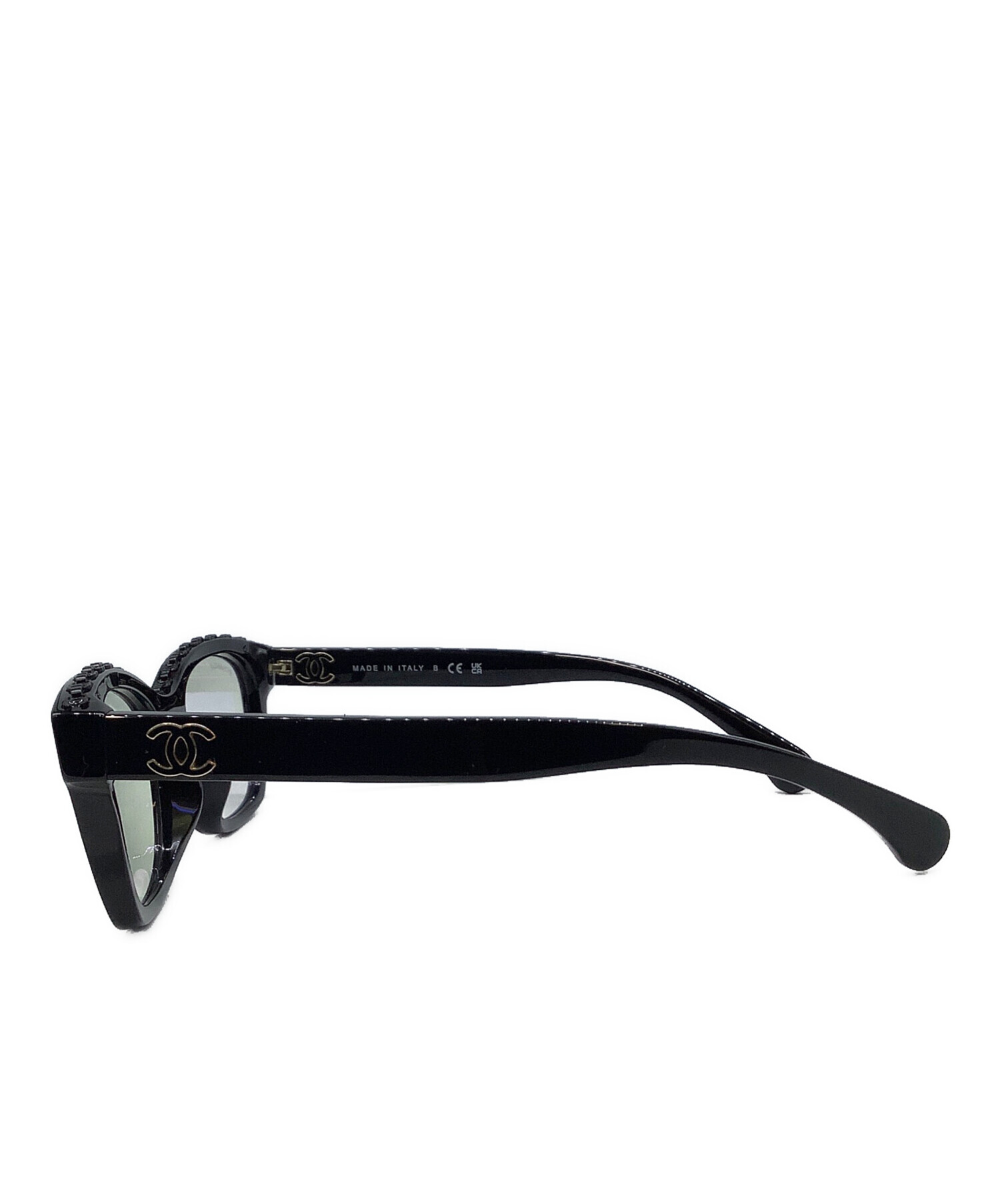✨値下中CHANEL伊達眼鏡 ケース付 中古・古着通販】CHANEL (シャネル) 伊達眼鏡 ブラック｜ブランド