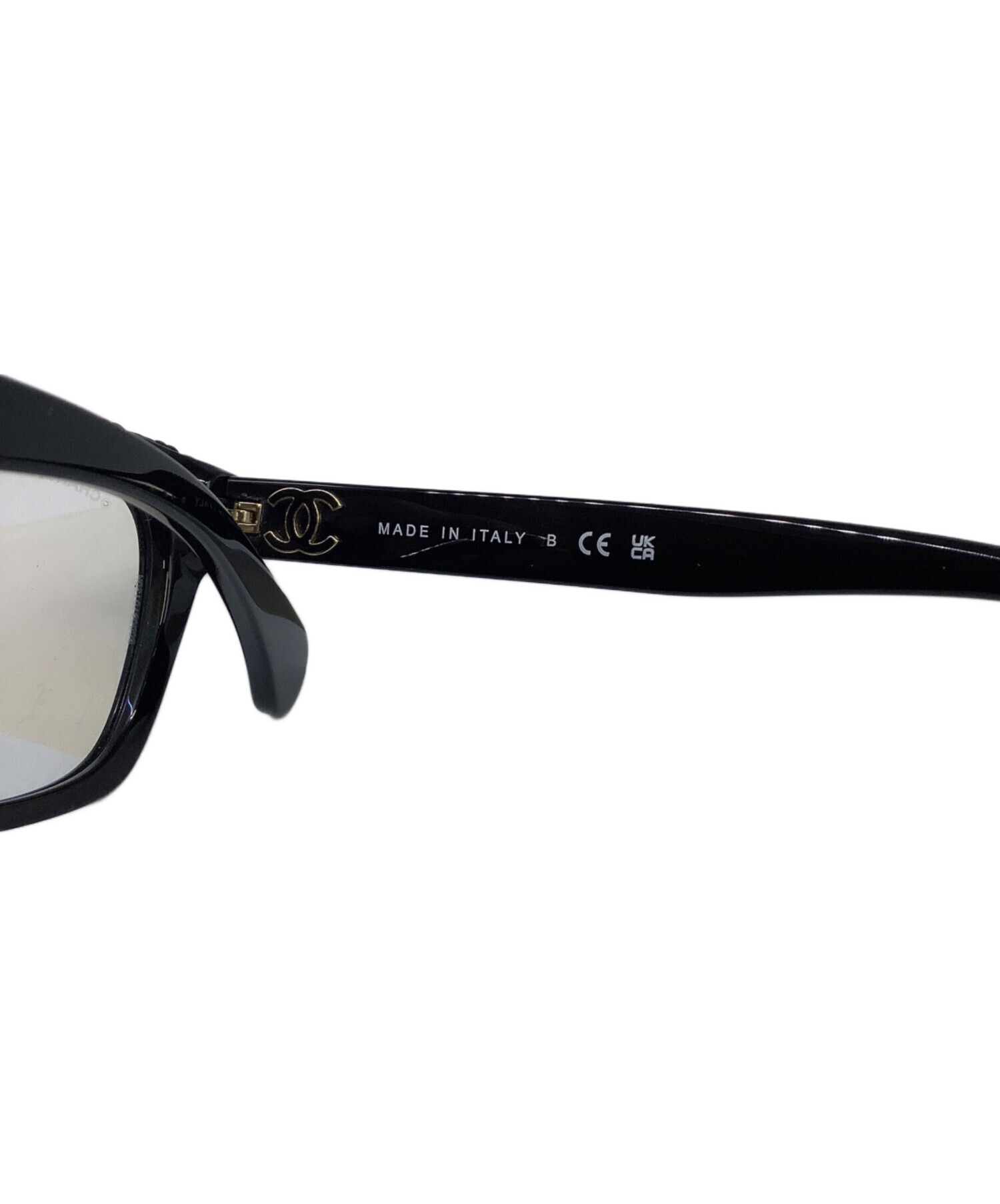 中古・古着通販】CHANEL (シャネル) 伊達眼鏡 ブラック｜ブランド