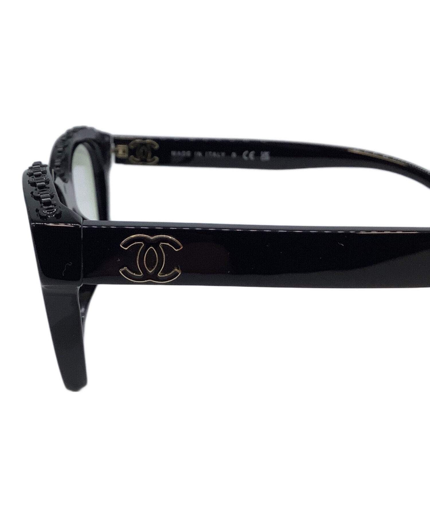 中古・古着通販】CHANEL (シャネル) 伊達眼鏡 ブラック｜ブランド