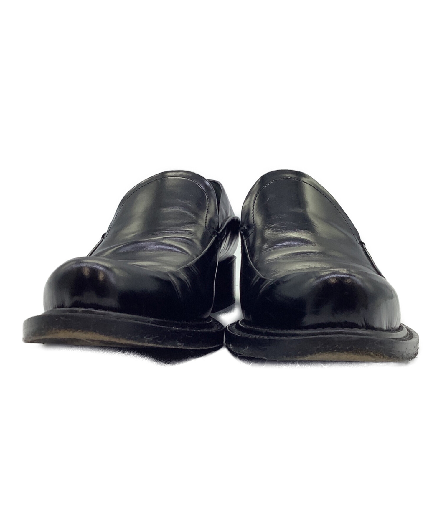 中古・古着通販】PRADA (プラダ) レザーシューズ ブラック サイズ:36