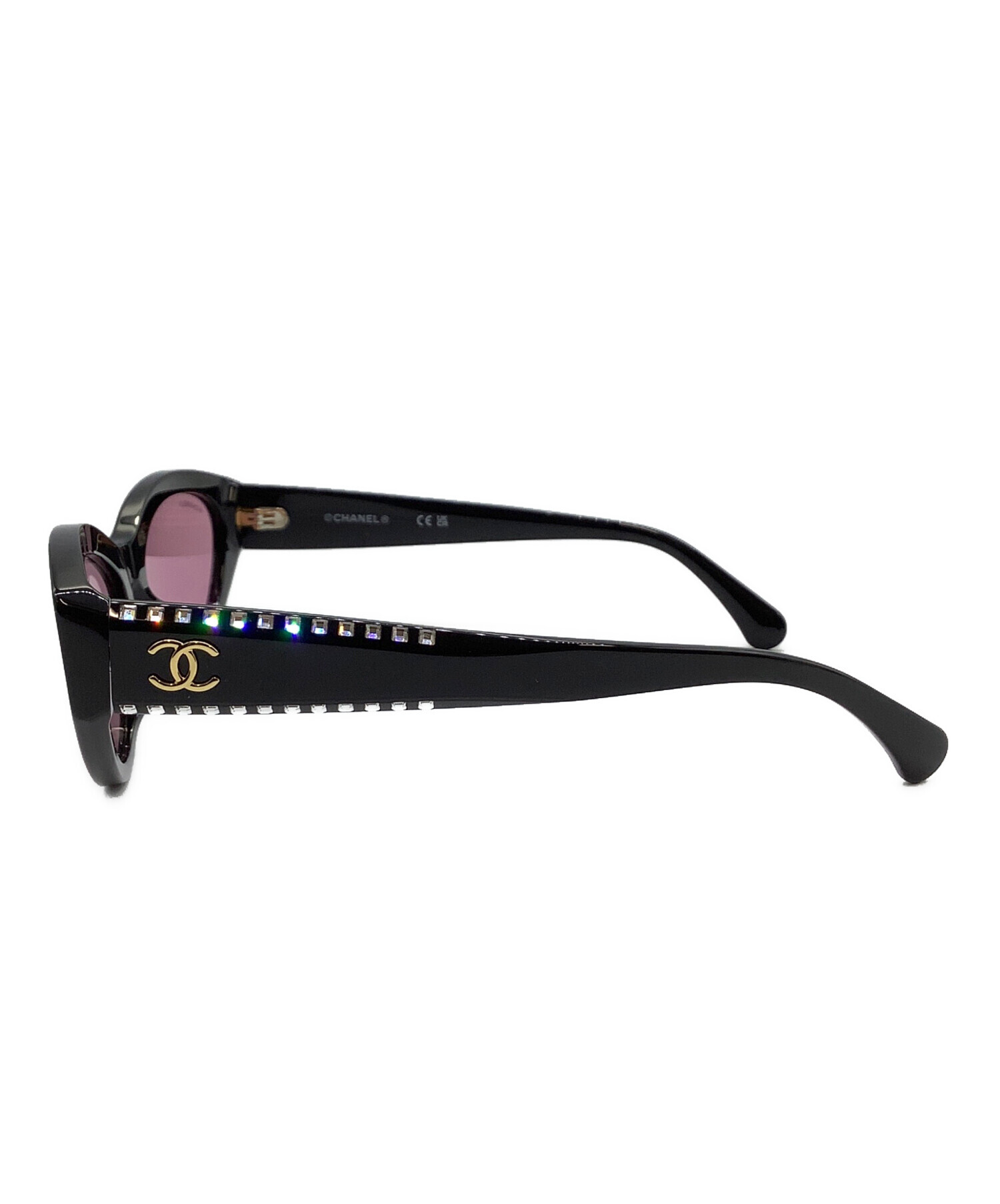 【CHANEL】中古美品サングラス【スプリングSALE〜4/7】 中古・古着通販】CHANEL (シャネル) サングラス ブラック｜ブランド