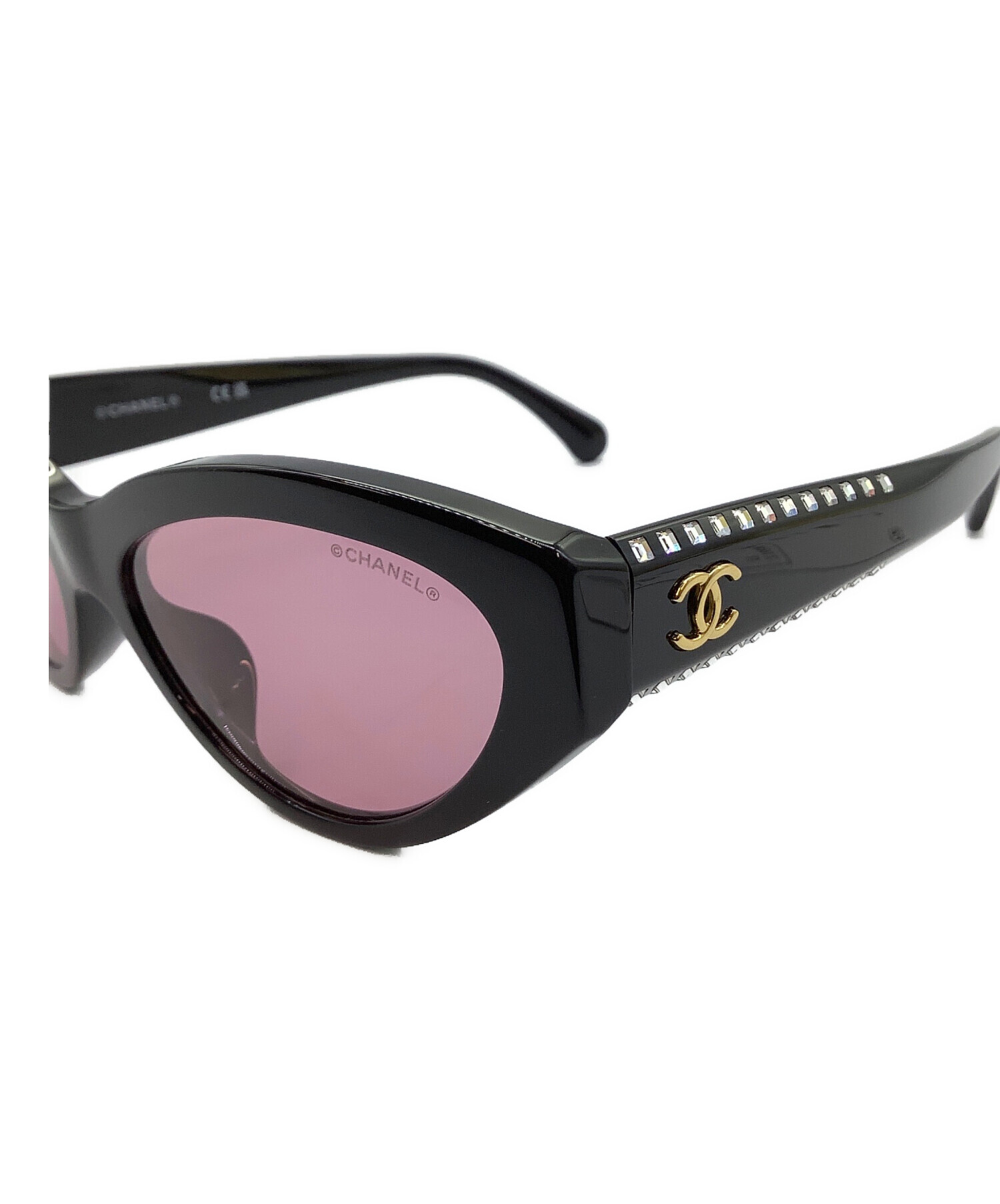 中古・古着通販】CHANEL (シャネル) サングラス ブラック｜ブランド