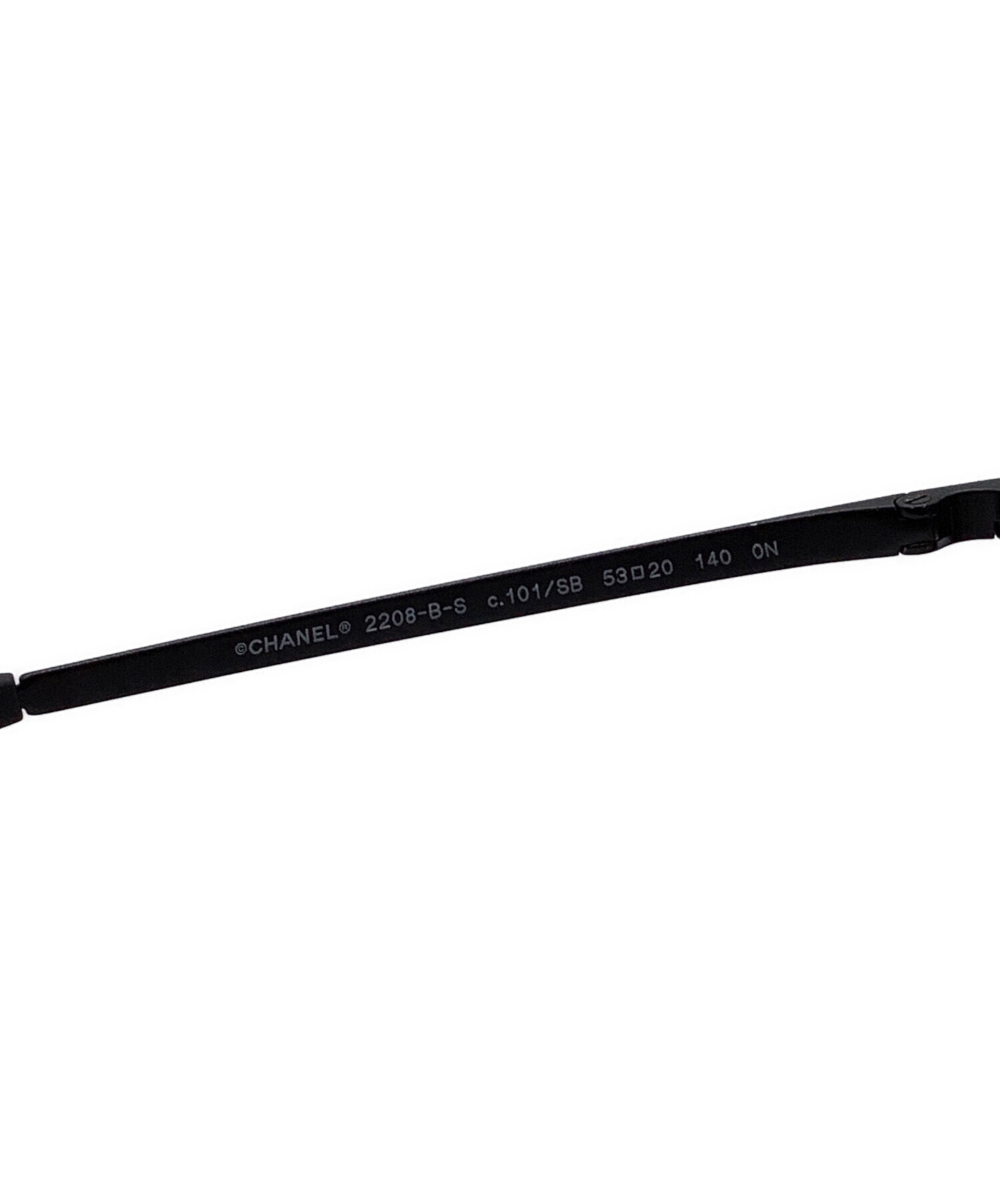 中古・古着通販】CHANEL (シャネル) 眼鏡 ブラック サイズ:53□20