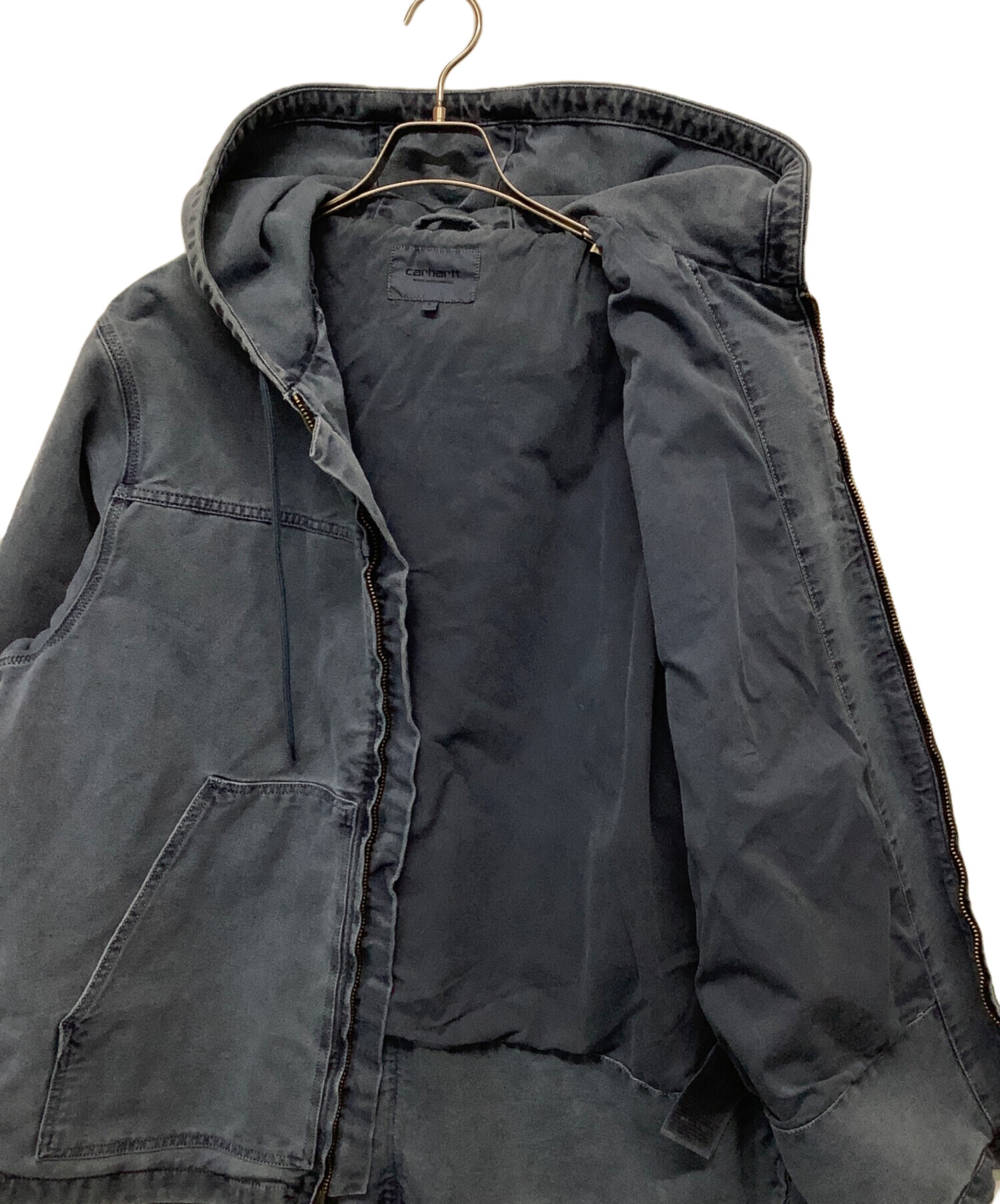 中古・古着通販】CarHartt (カーハート) フーテッドデニムジャケット