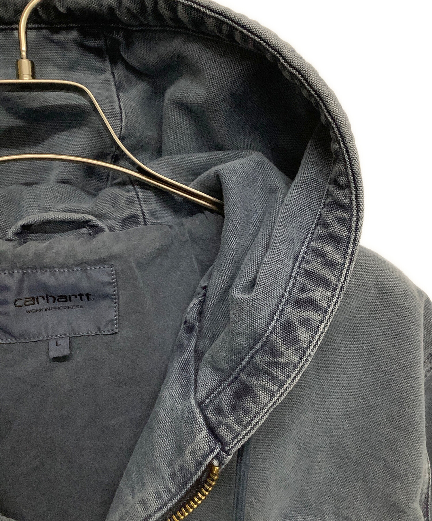 中古・古着通販】CarHartt (カーハート) フーテッドデニムジャケット