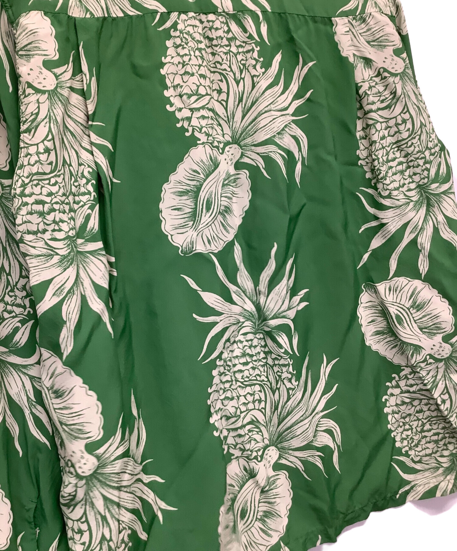 中古・古着通販】Sun Surf (サンサーフ) アロハシャツ グリーン サイズ