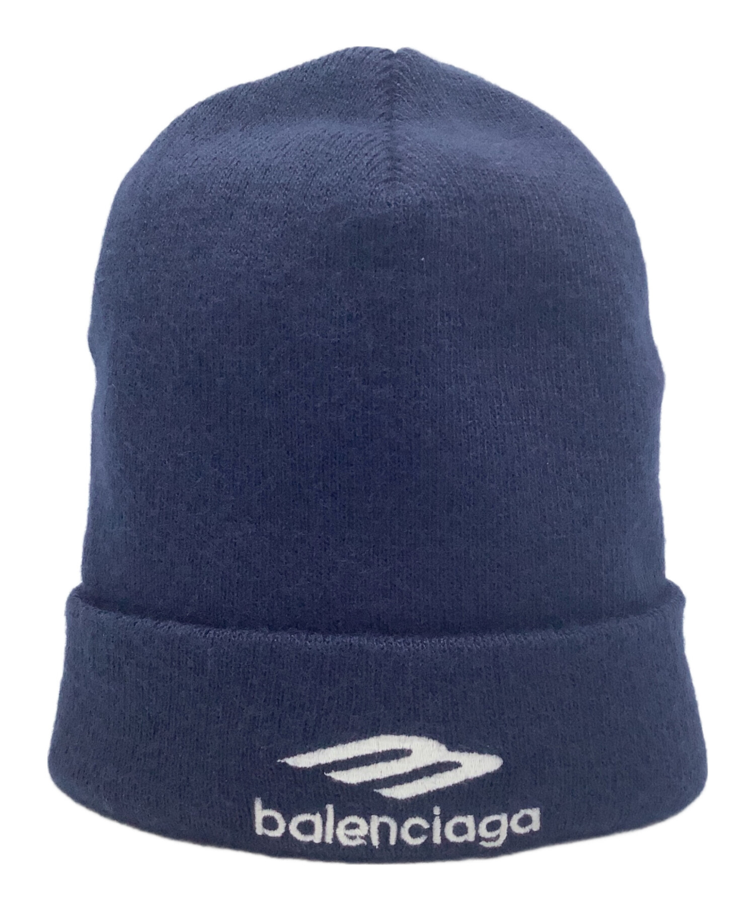 中古・古着通販】BALENCIAGA (バレンシアガ) ニット帽 ブラック サイズ