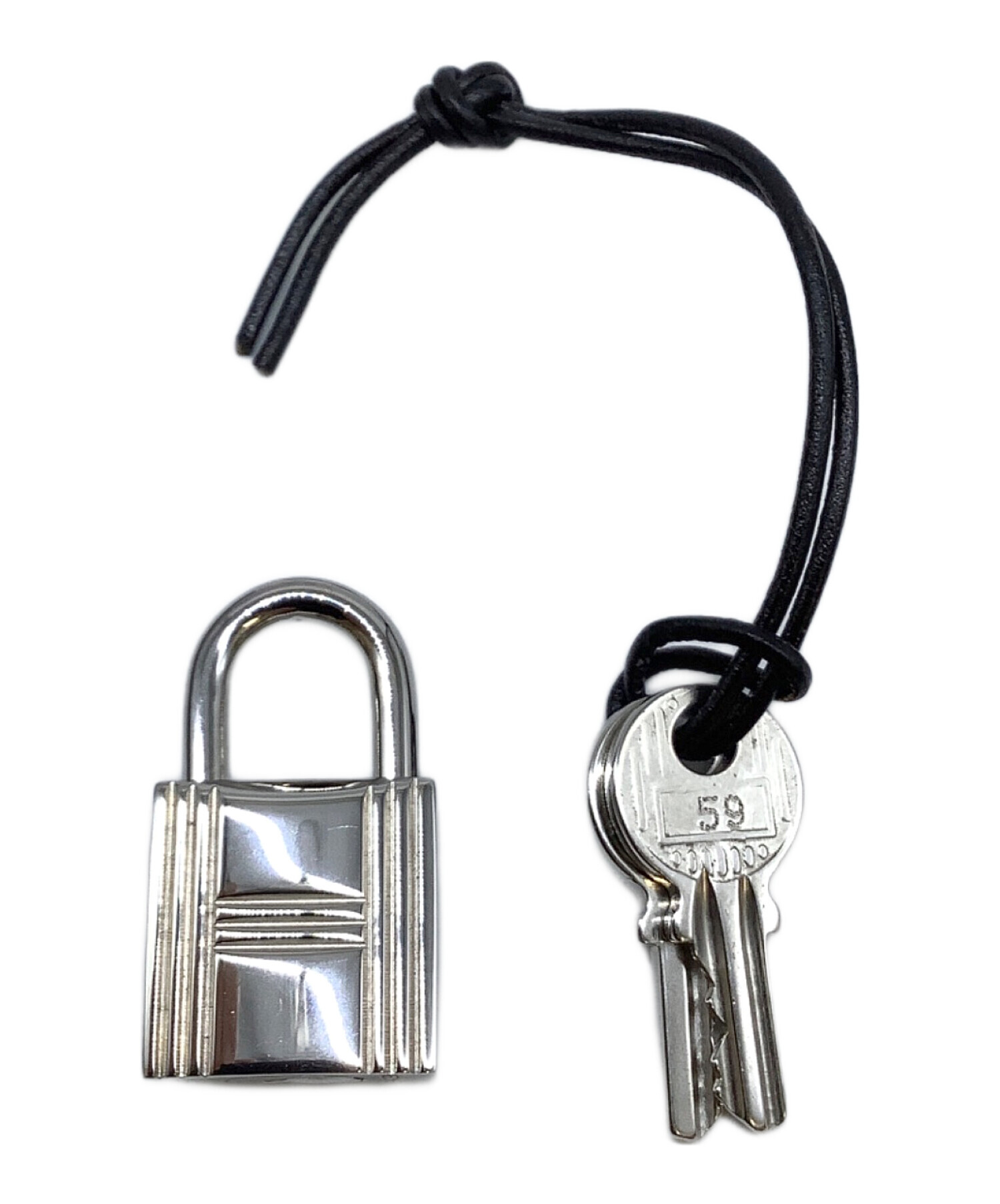 HERMES カデナ 南京錠 鍵110番 シルバー　難あり品 旅行用品 HERMES カデナ 南京錠 鍵110番 シルバー 難あり品
