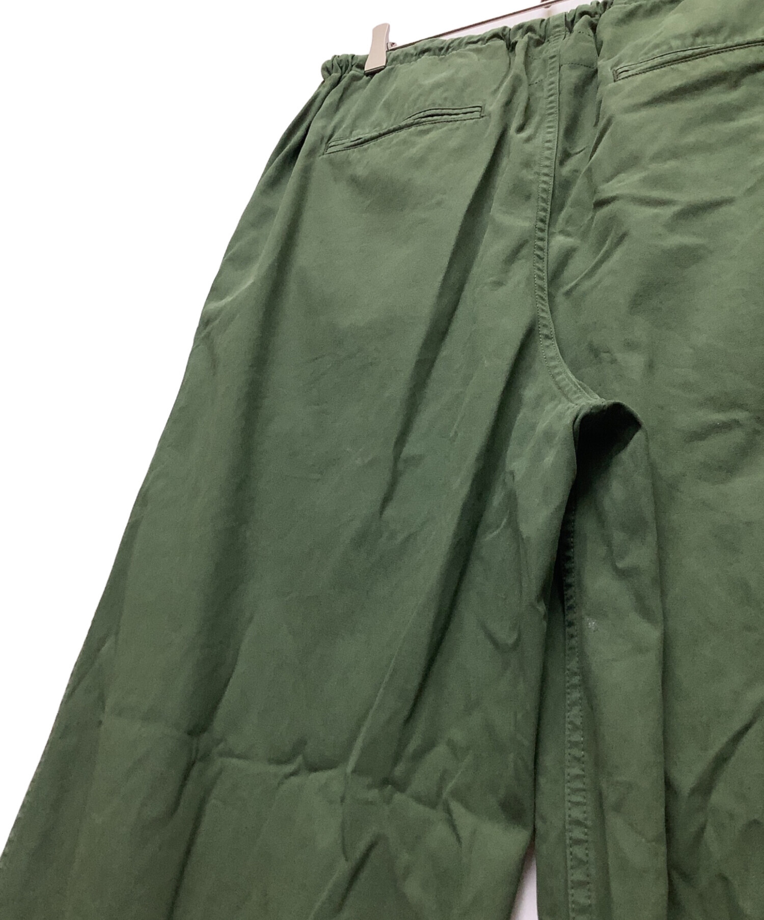 新品タグ付 TICCA オリーブグリーン カーゴパンツ TICCA オリーブ