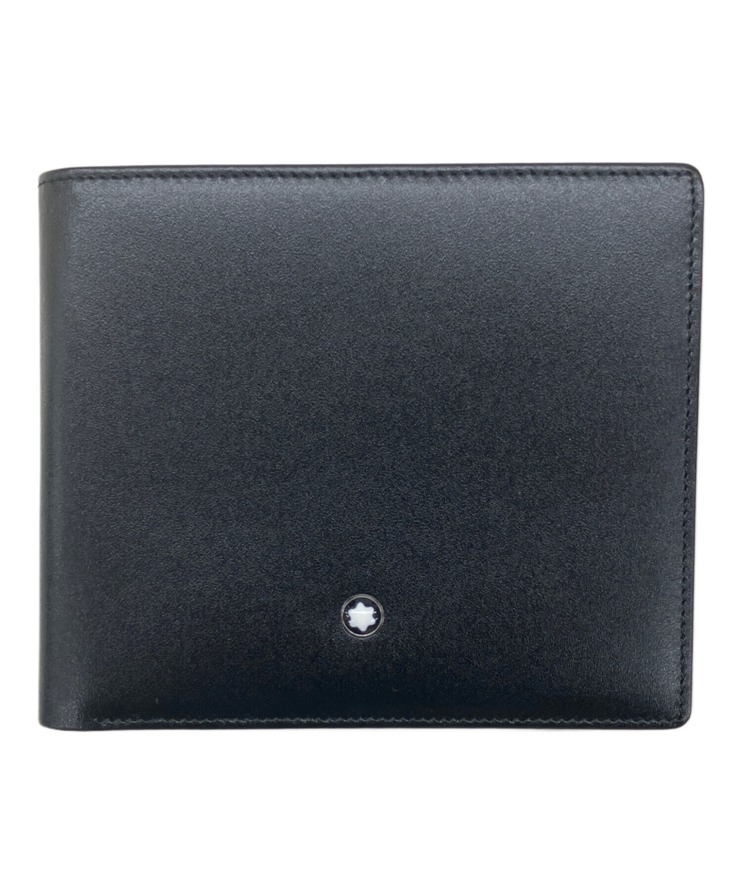 中古・古着通販】MONTBLANC (モンブラン) 2つ折り財布 ブラック