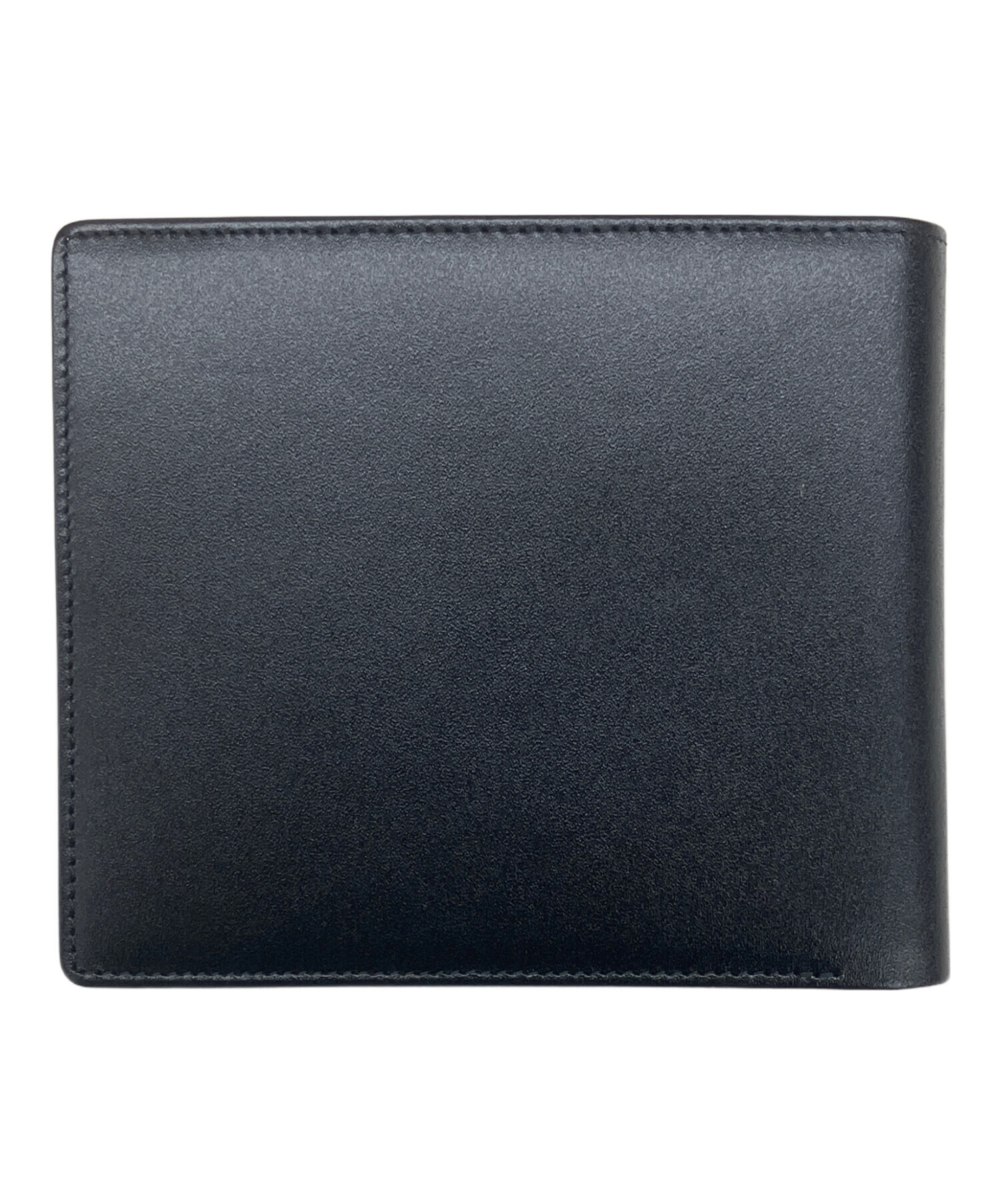 MONTBLANC　モンブラン　二つ折り財布　ブラック 中古・古着通販】MONTBLANC (モンブラン) 2つ折り財布 ブラック
