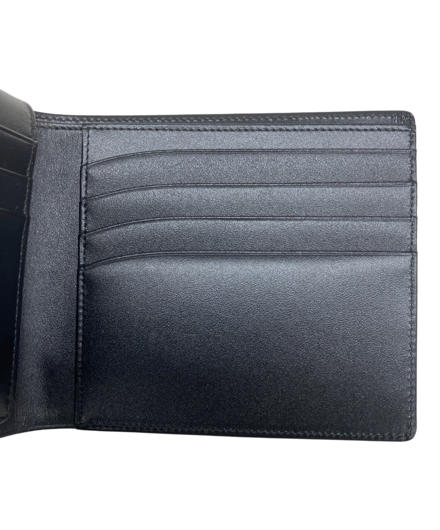中古・古着通販】MONTBLANC (モンブラン) 2つ折り財布 ブラック