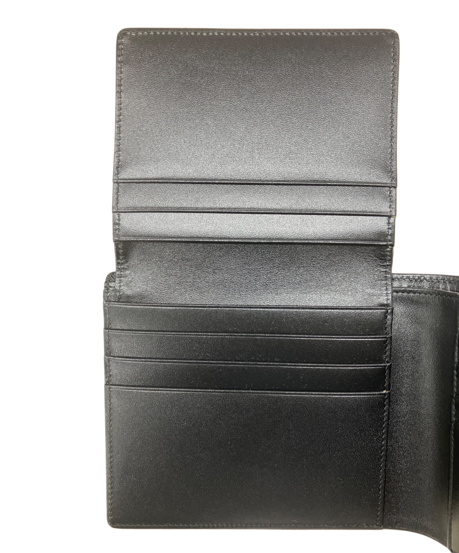 中古・古着通販】MONTBLANC (モンブラン) 2つ折り財布 ブラック