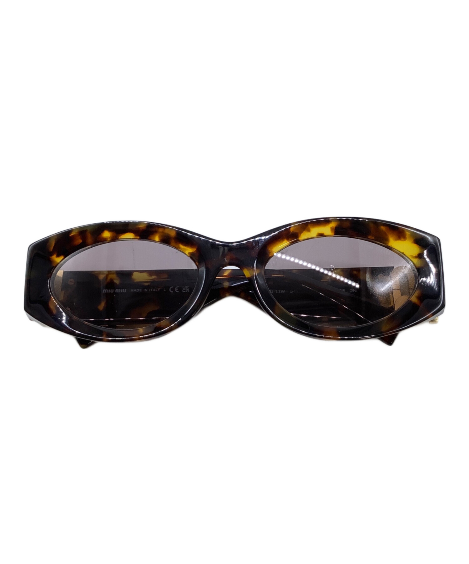 中古・古着通販】MIU MIU (ミュウミュウ) サングラス ブラウン サイズ