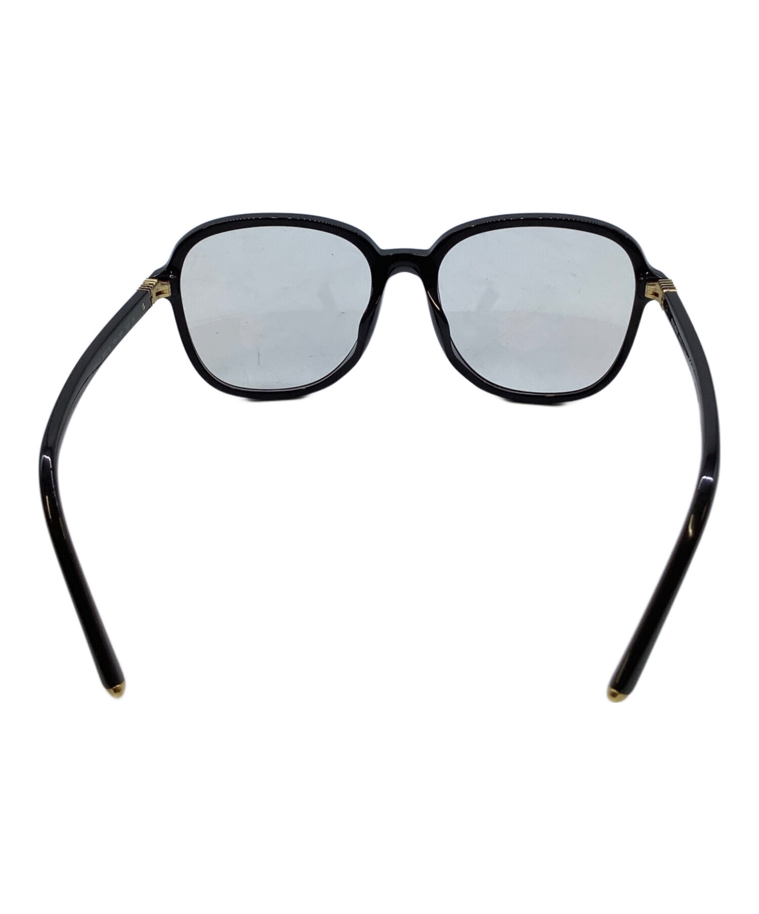 中古・古着通販】MIU MIU (ミュウミュウ) 度なし眼鏡 ブラック サイズ