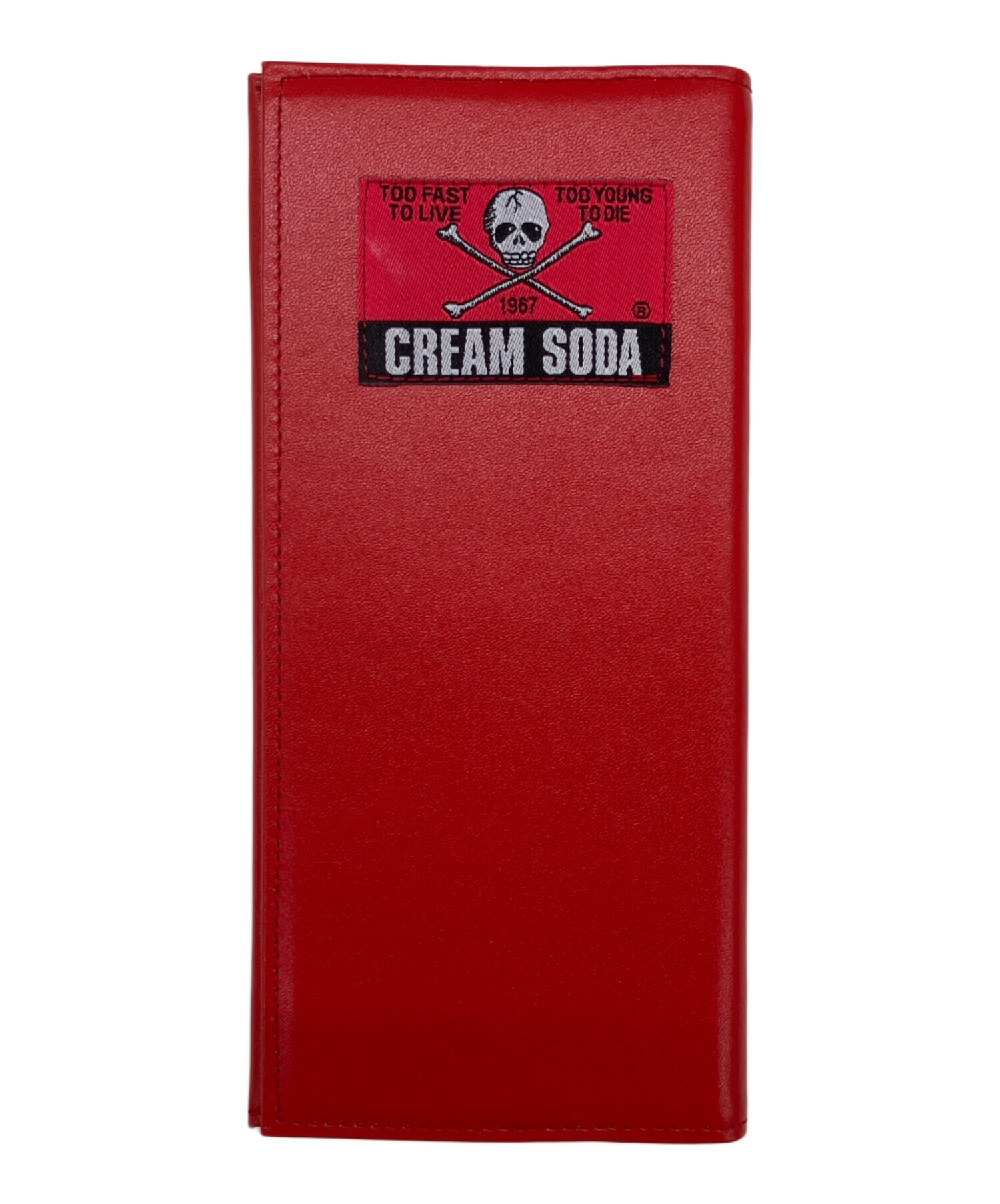1981年 CREAM SODA 長財布 レッド 中古・古着通販】CREAM SODA (クリームソーダ) 長財布 レッド 未使用品