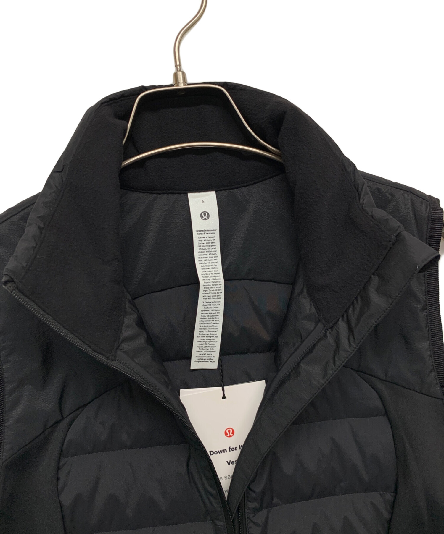 中古・古着通販】LULULEMON (ルルレモン) 中綿ベスト ブラック サイズ