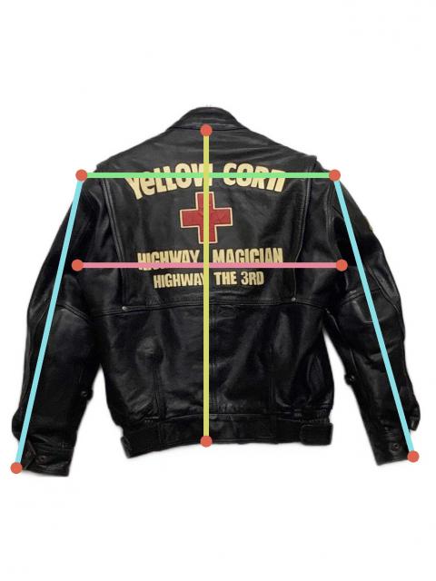 中古・古着通販】YELLOW CORN (イエローコーン) ライダースジャケット