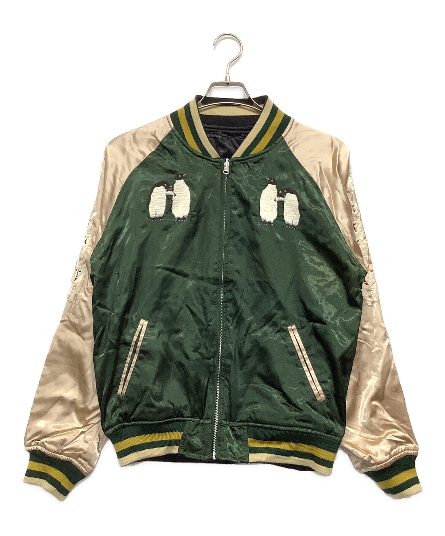 中古・古着通販】HOUSTON (ヒューストン) スカジャン グリーン