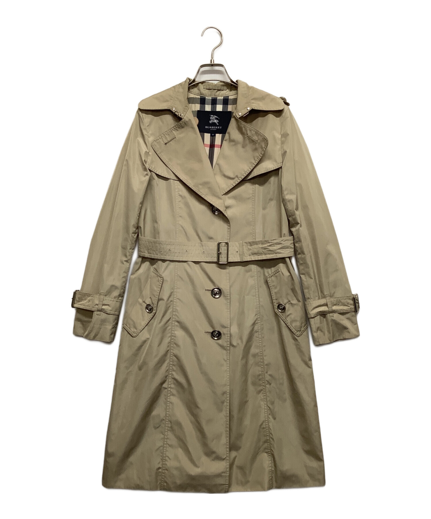 本物上質●38サイズ バーバリー トレンチコート BURBERRY　ロンドン 中古・古着通販】BURBERRY LONDON (バーバリーロンドン) トレンチ