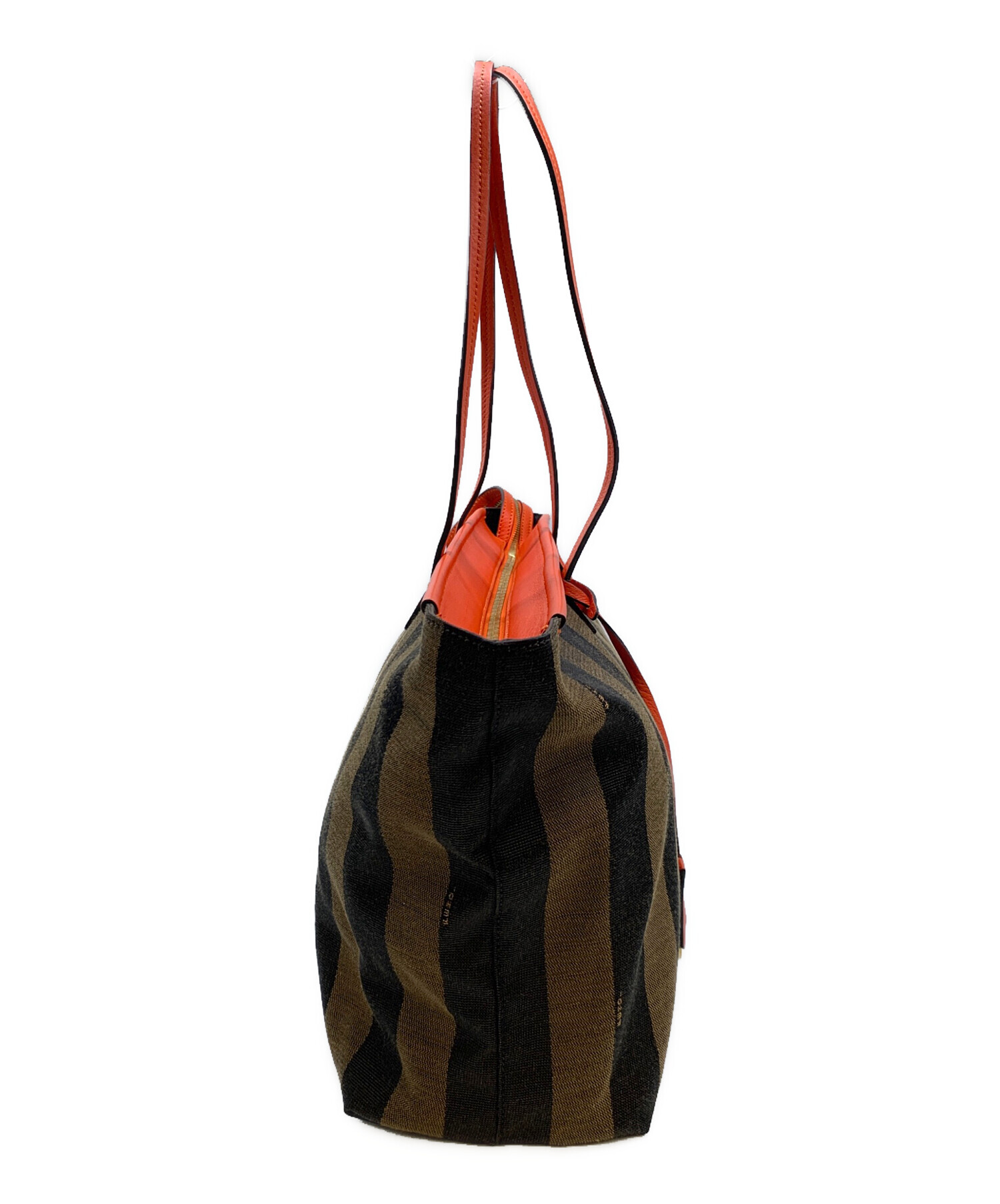 中古・古着通販】FENDI (フェンディ) ロールトートバッグ ブラウン