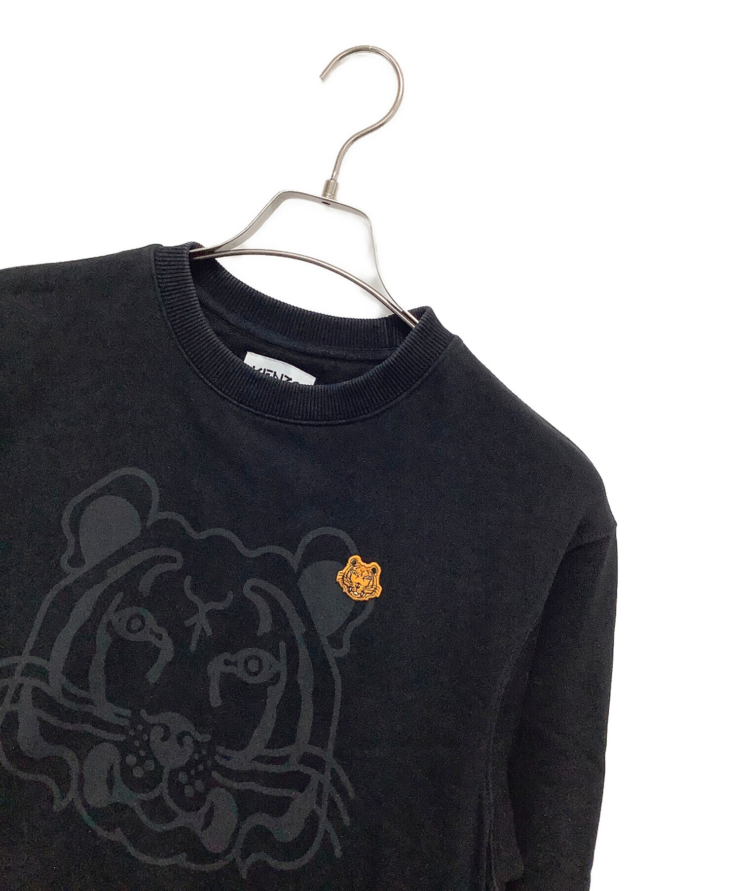 中古・古着通販】KENZO (ケンゾー) クルーネックスウェット ブラック