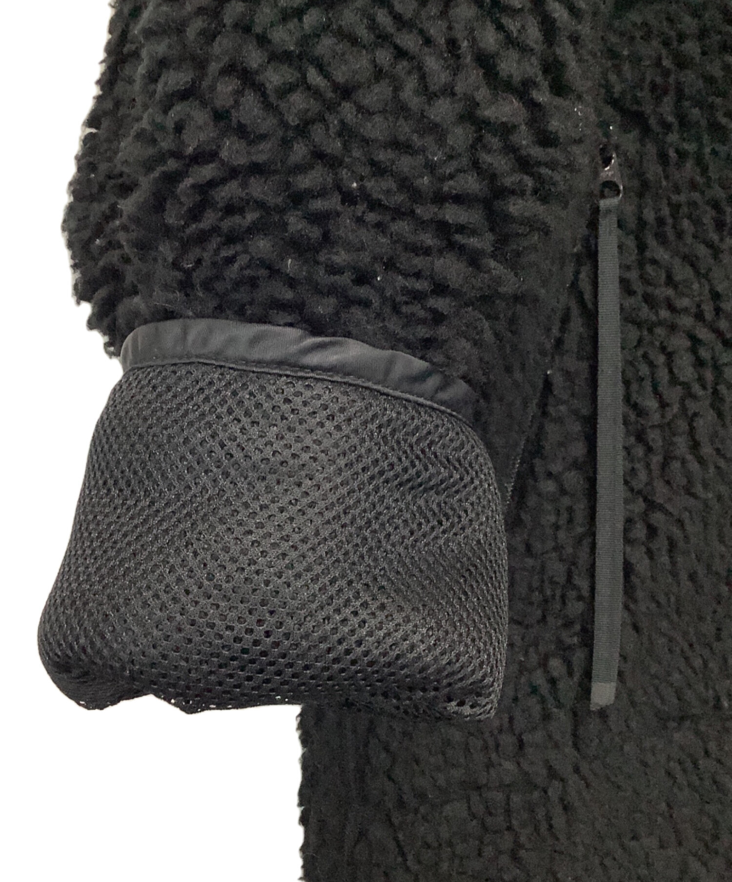中古・古着通販】HYKE (ハイク) フリースコート ブラック サイズ:1