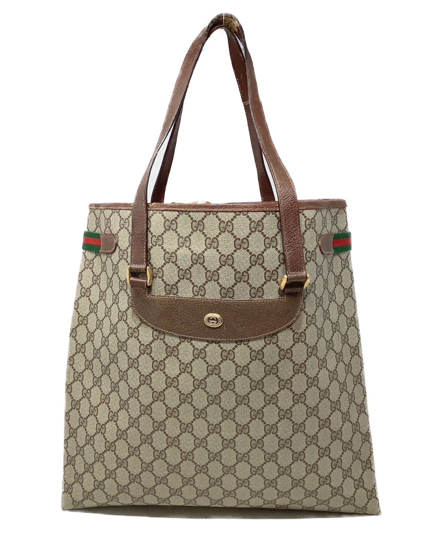 中古・古着通販】GUCCI (グッチ) トートバッグ シェリーライン 39.02