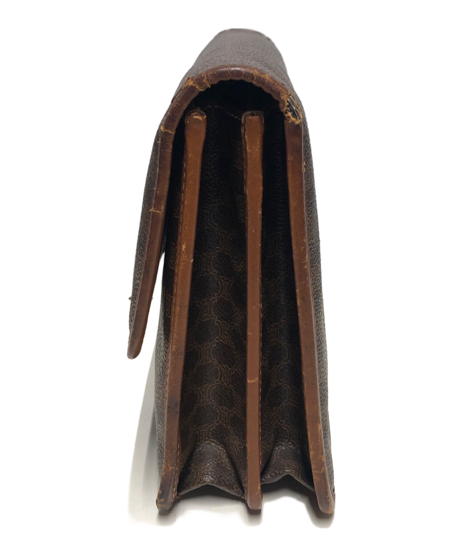 中古・古着通販】CELINE (セリーヌ) マカダム柄クラッチバッグ