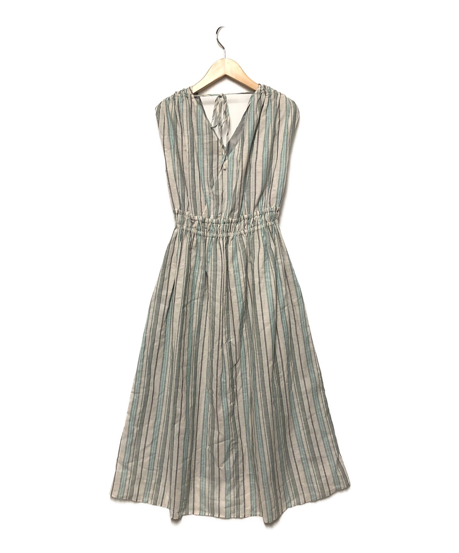 中古・古着通販】LOUNIE (ルーニー) ストライプノースリーブ