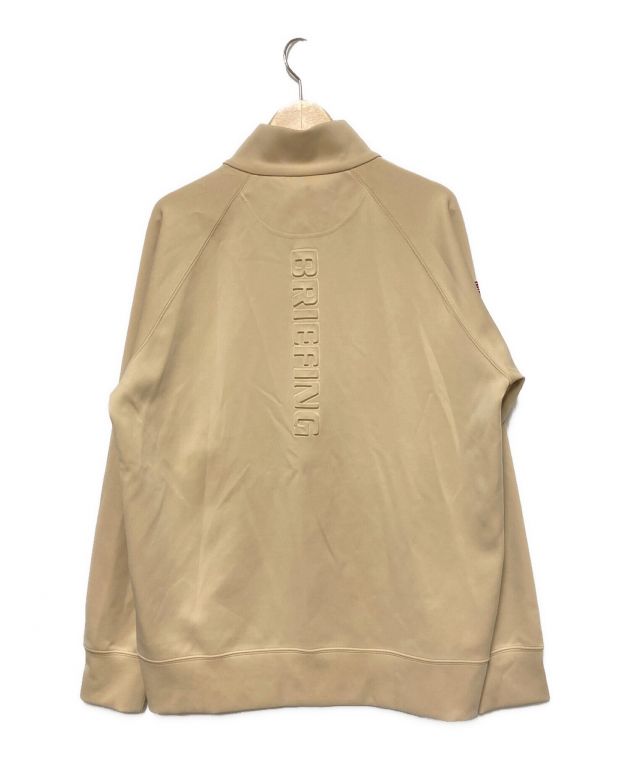 美品 ブリーフィング 3Dロゴ ブルゾン サイズM ベージュ 中古・古着通販】BRIEFING (ブリーフィング) 3D LOGO BLOUSON ベージュ