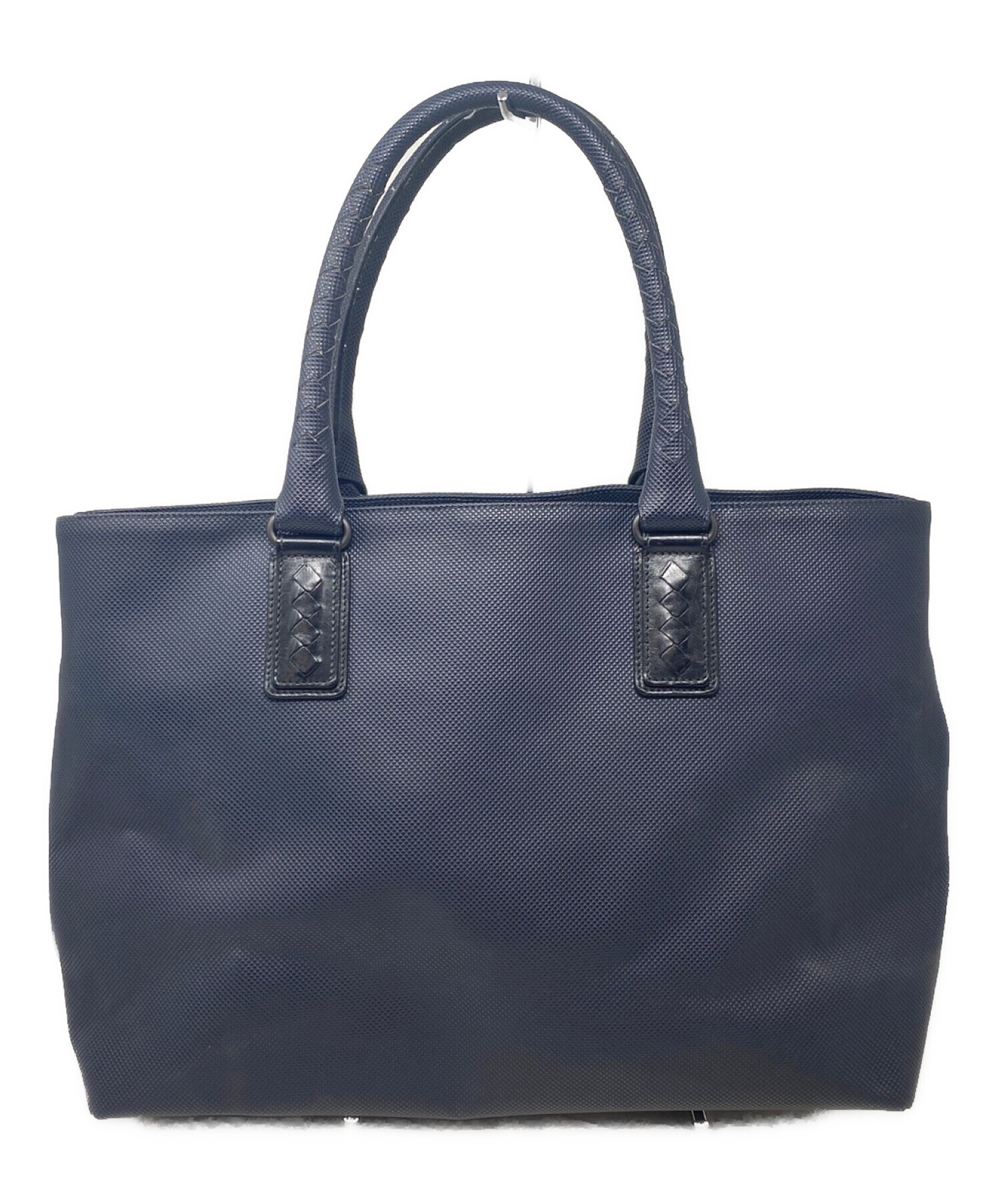 ボッテガべネタ トートバッグ マルコポーロ 大容量 A4収納 ネイビー ボッテガべネタ トートバッグ マルコポーロ 大容量 A4収納 ネイビー