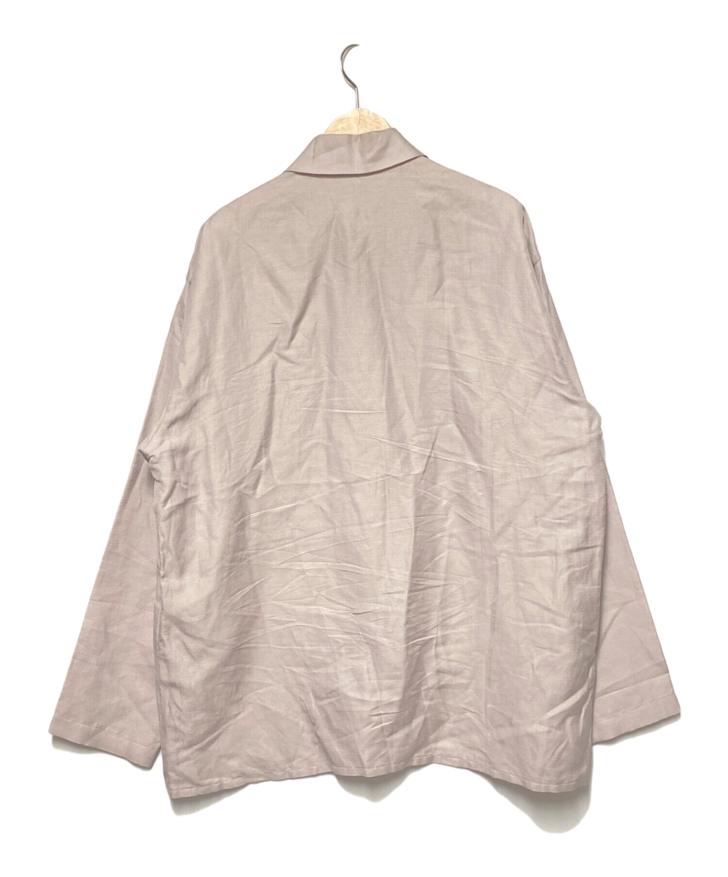 AURALEE SILK LINEN DOBBY SHIRTS JACKET AURALEE SILK LINEN DOBBY