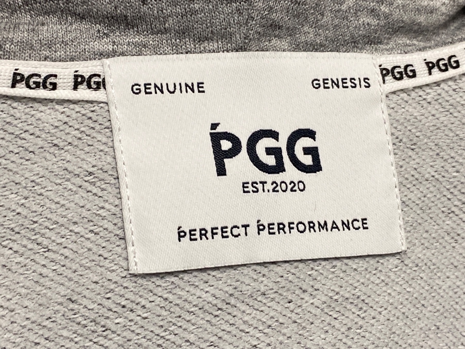 サイズ：1 PGG PEARLY GATES パーリーゲイツ ハーフジップ 長袖Tシャツ