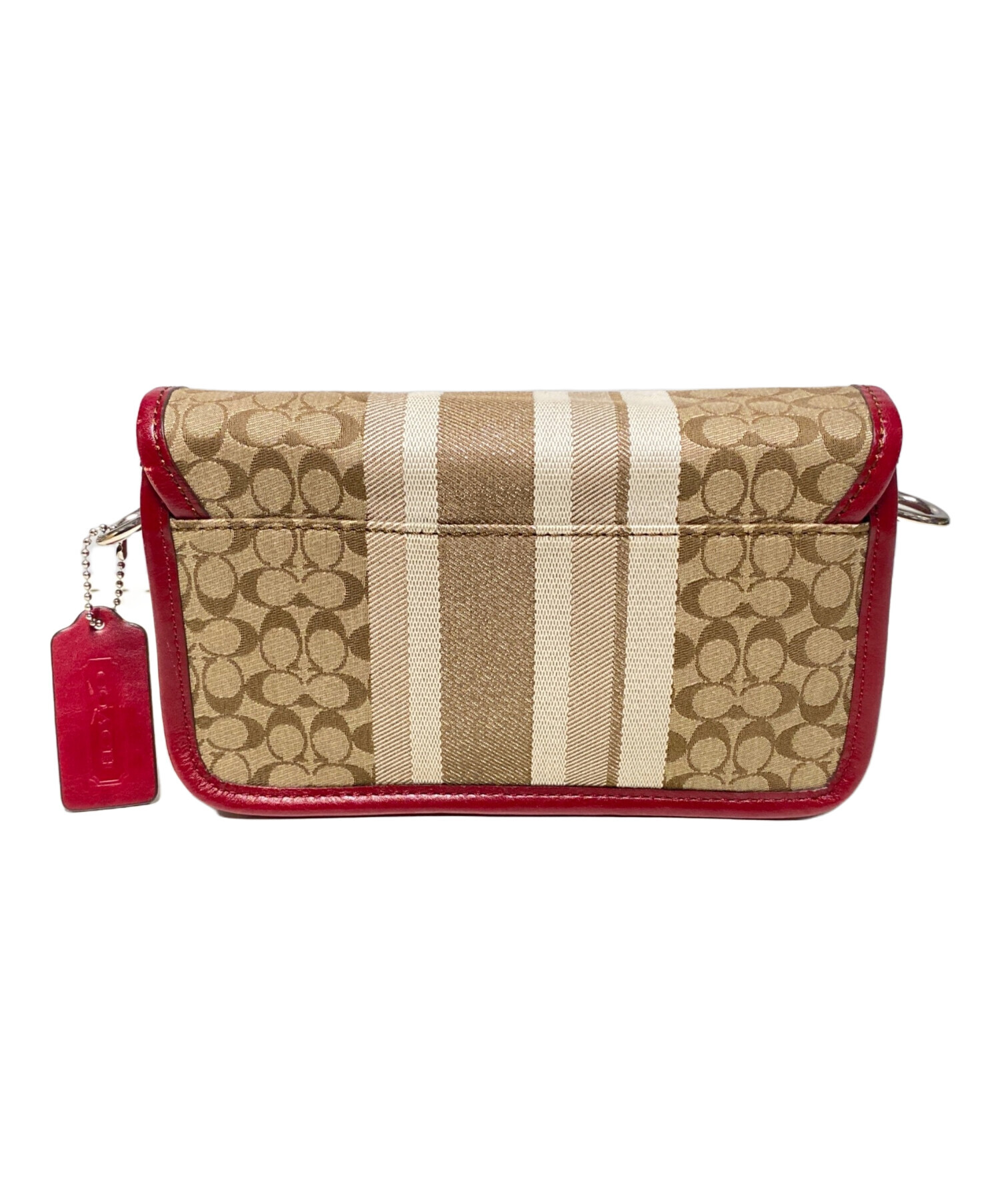中古・古着通販】COACH (コーチ) シグネチャーショルダーバッグ 