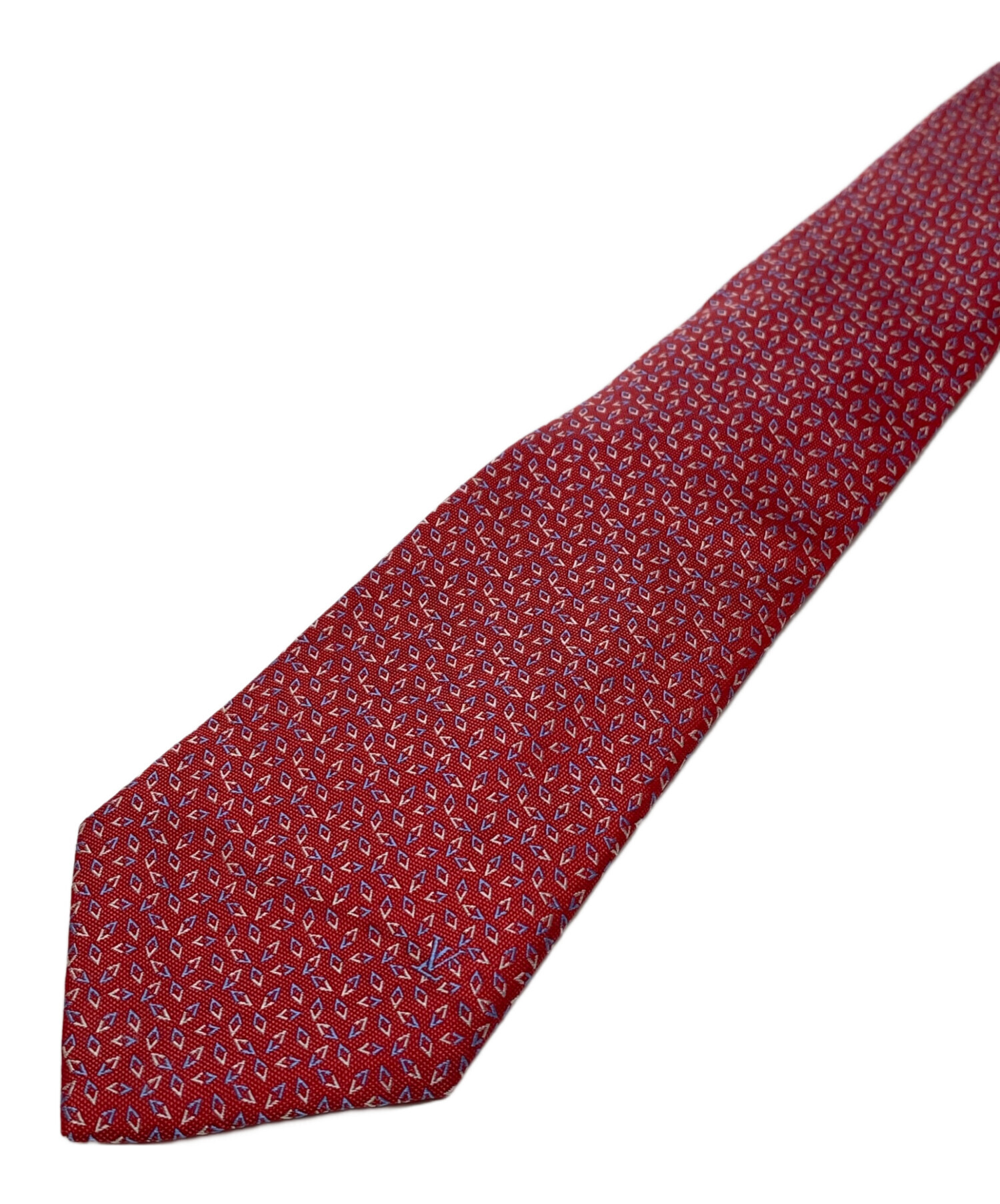 LOUIS VUITTON】レッド シルクネクタイ