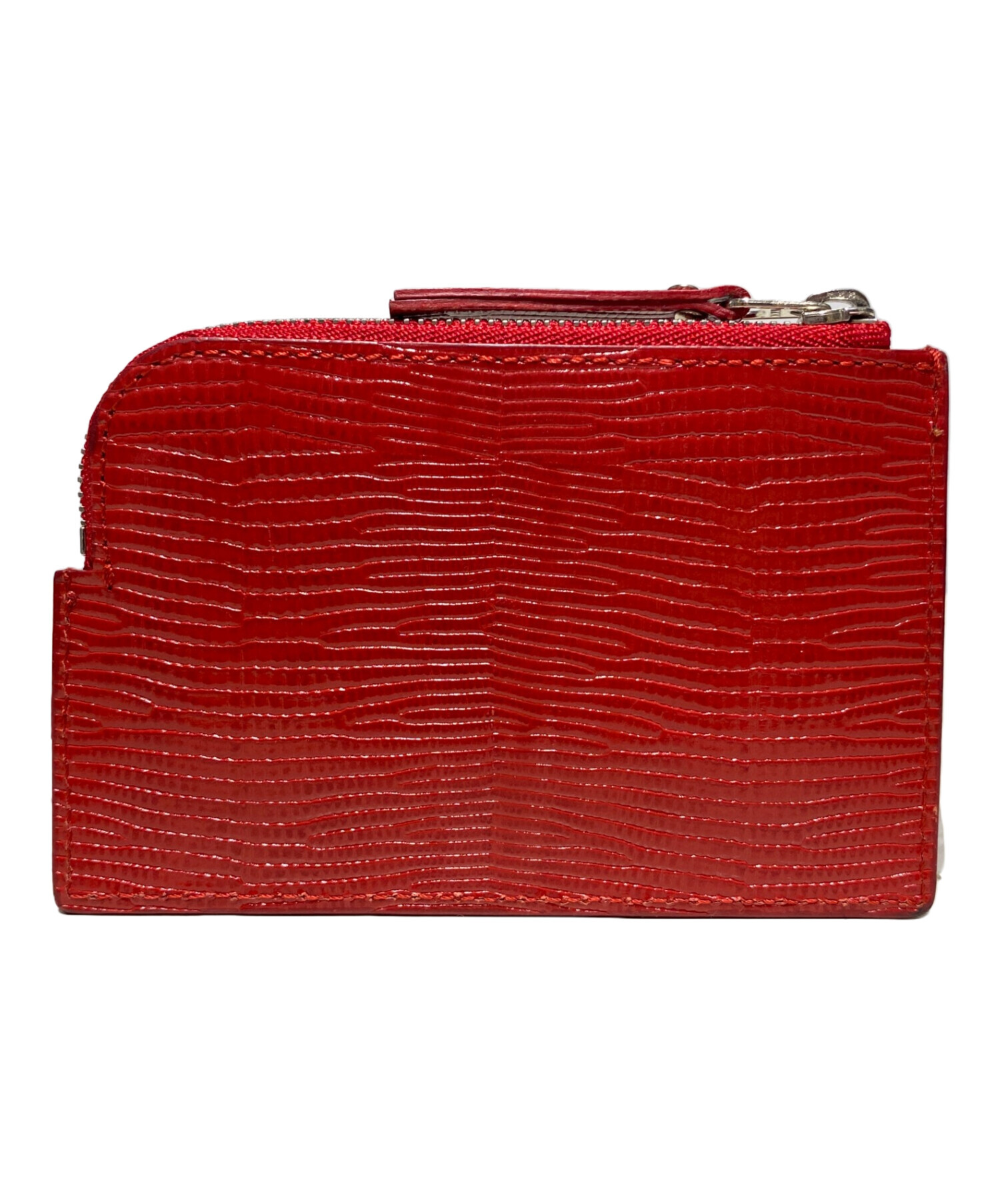 LIMI feu (リミフゥ) レザーコインケース レッド レディース 財布 中古・古着