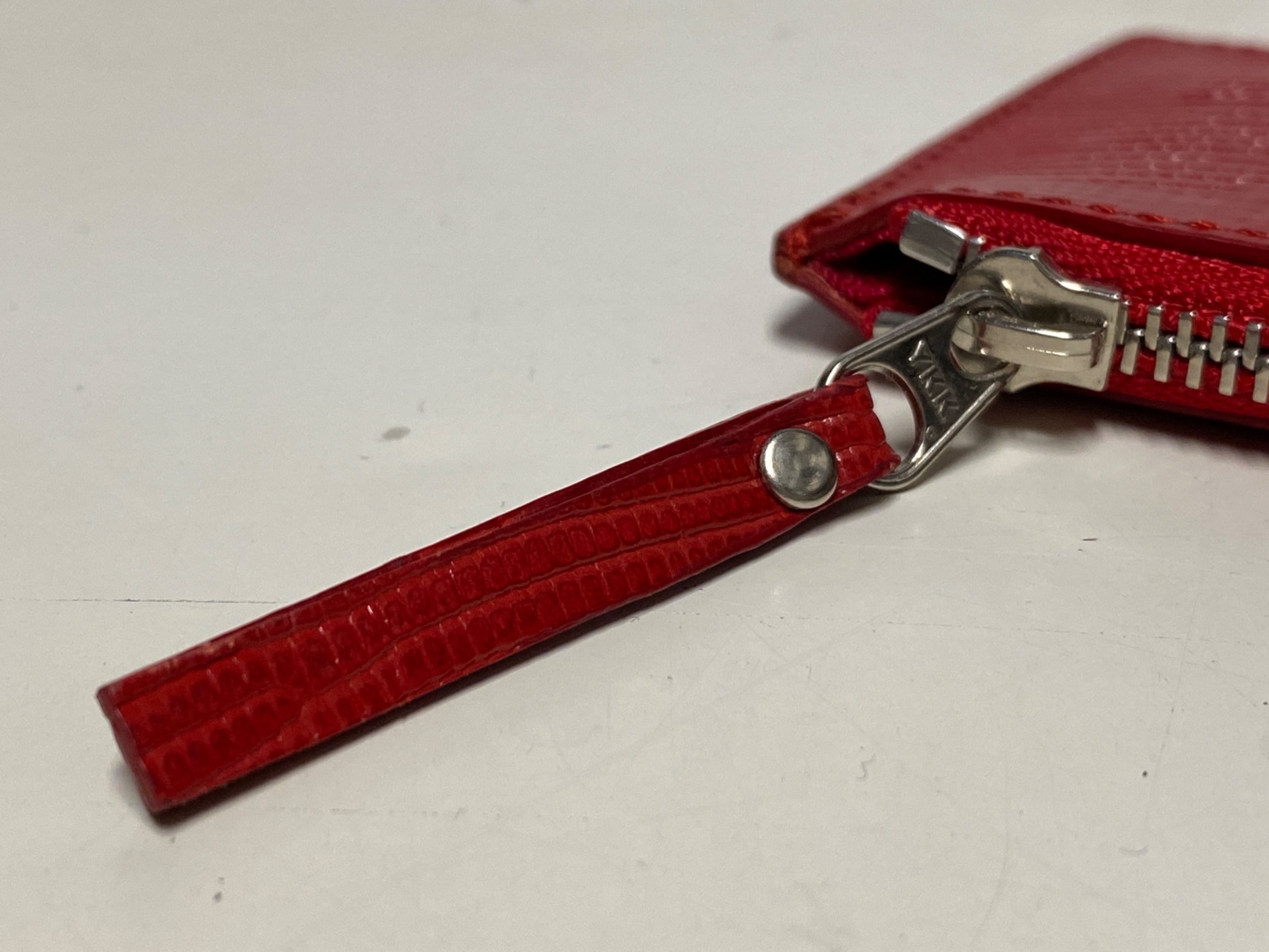 中古・古着通販】LIMI feu (リミフゥ) レザーコインケース レッド 