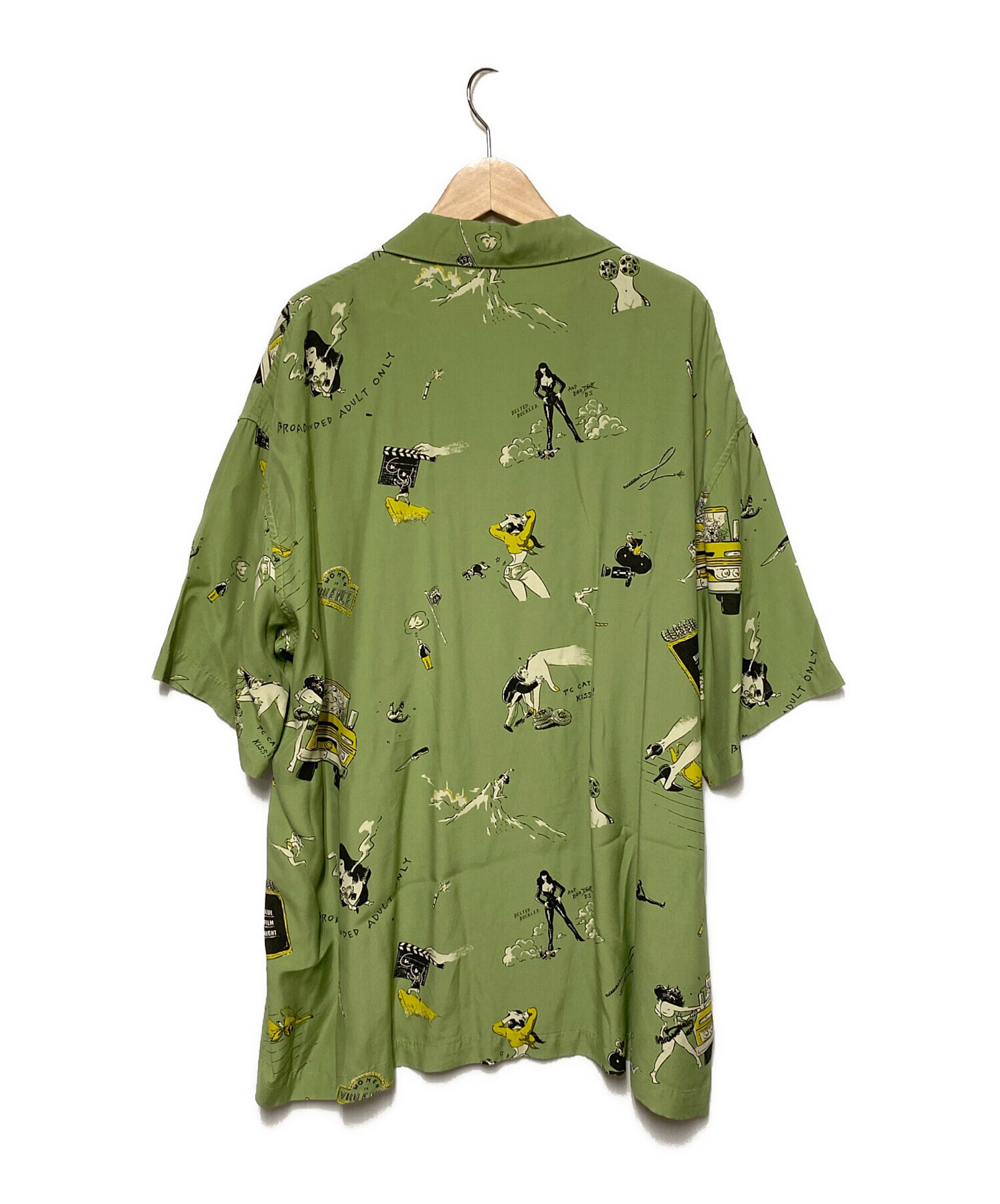 専用　ポータークラシック SHOWFOLK レーヨン アロハ シャツ 緑 中古・古着通販】Porter Classic (ポータークラシック) アロハシャツ