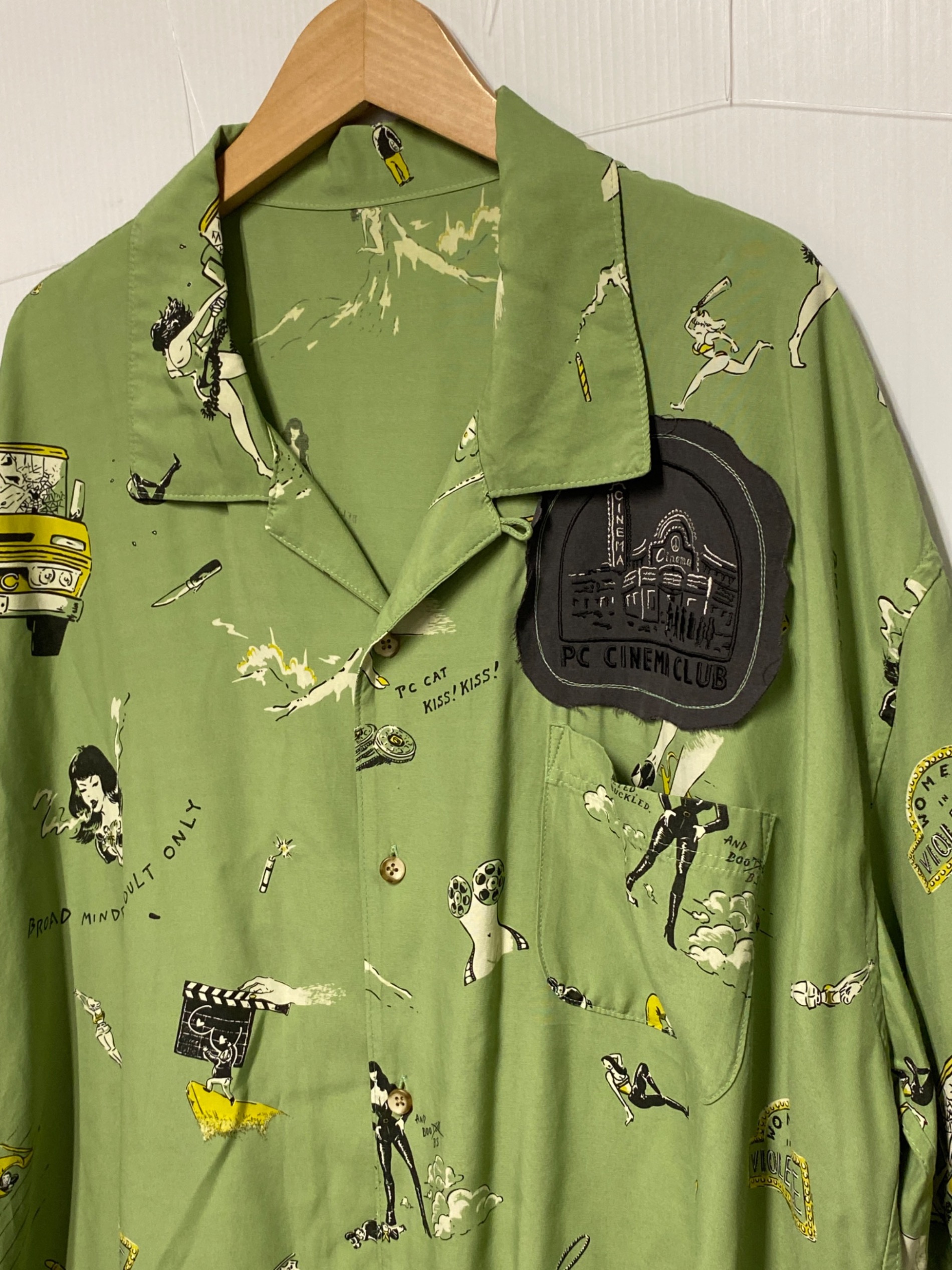 Porter Classic アロハシャツ Lサイズ グリーン 中古・古着通販】Porter Classic (ポータークラシック) アロハシャツ