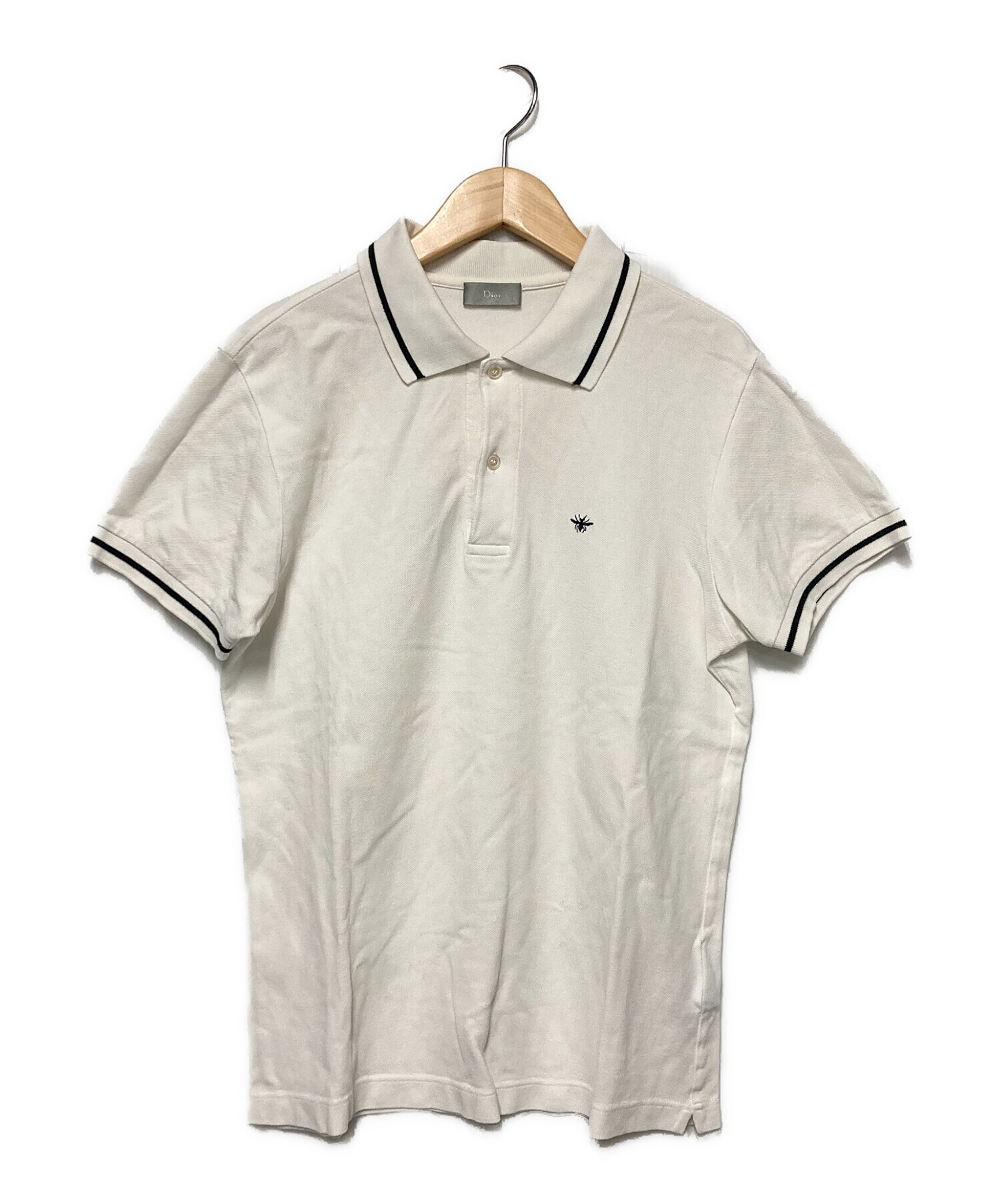 DIOR HOMME BEE刺繍ポロシャツ sizeS ブラック 【公式通販】