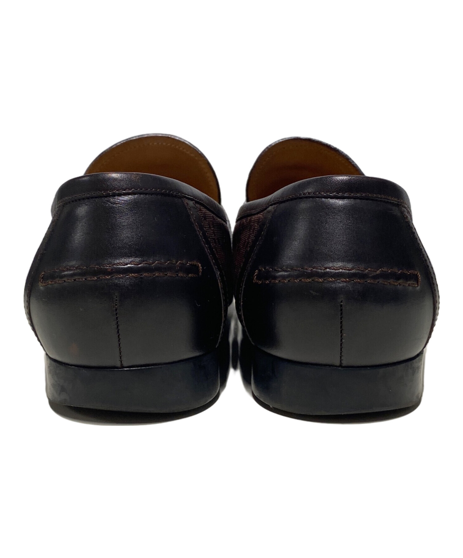 中古・古着通販】GUCCI (グッチ) ディアマンテ レザーコインローファー 