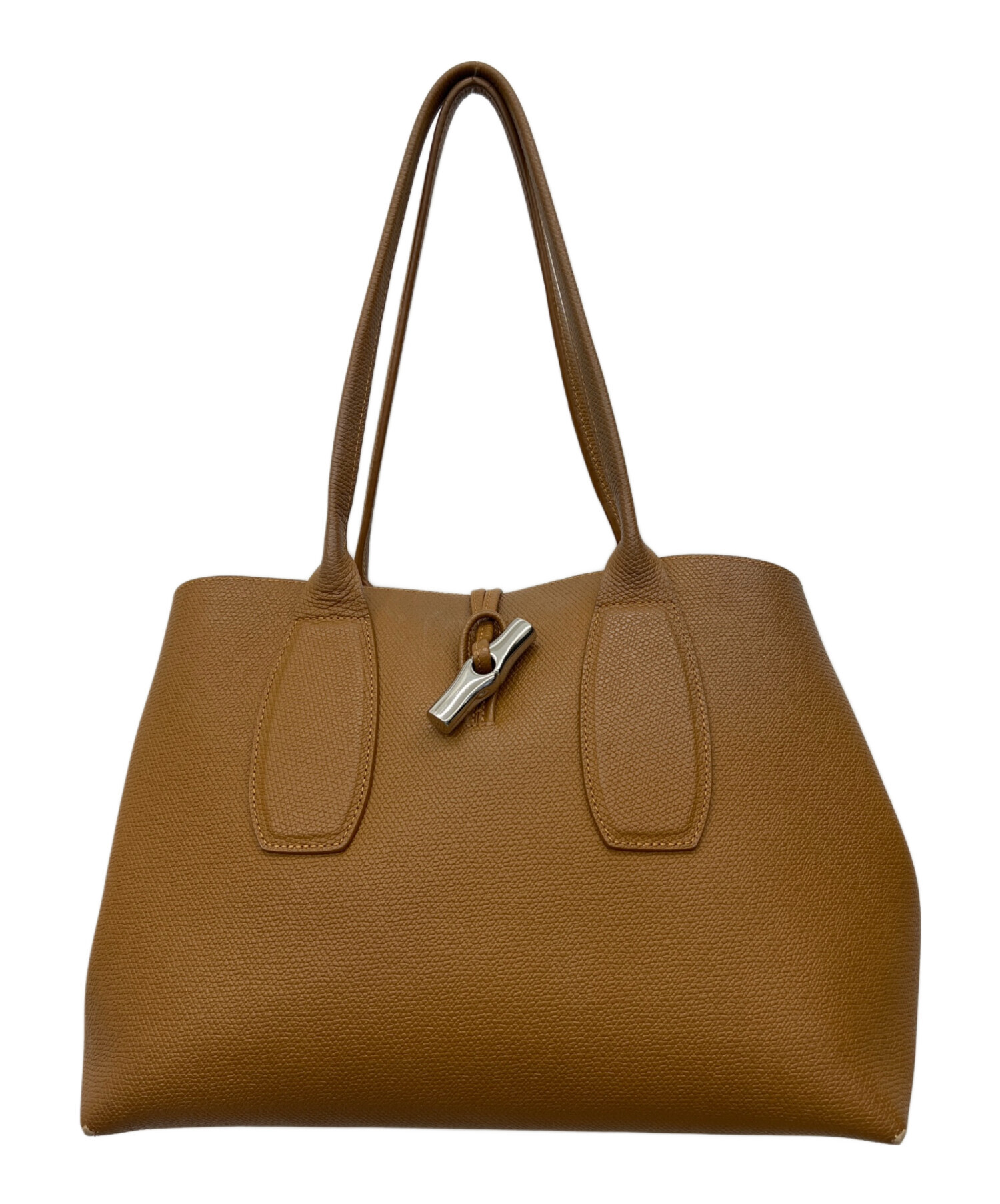 中古・古着通販】LONGCHAMP (ロンシャン) ハンドバッグ ロゾ ブラウン 