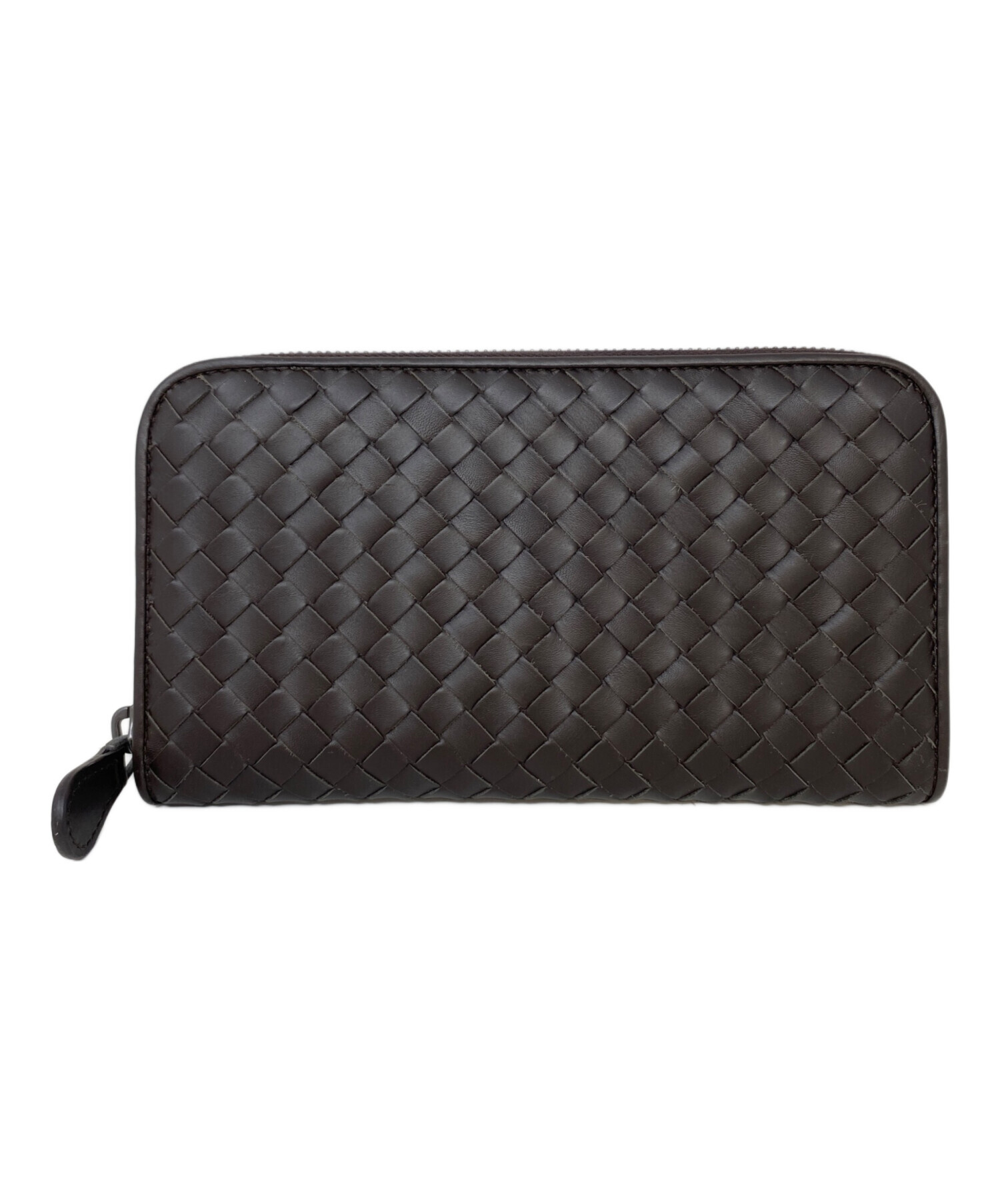 中古・古着通販】BOTTEGA VENETA (ボッテガベネタ) 長財布 ダーク 