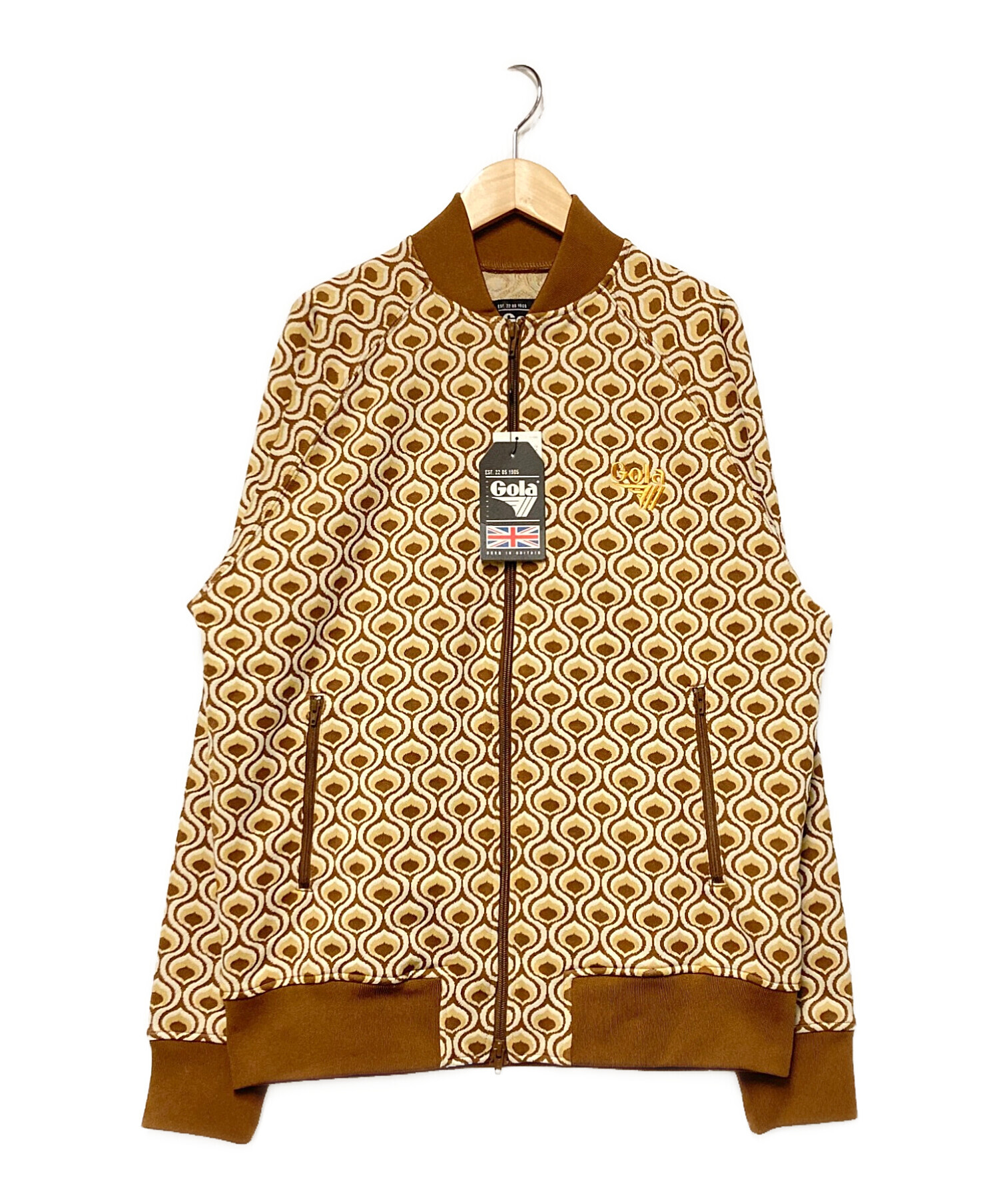 中古・古着通販】Gola (ゴーラ) トラックジャケット ブラウン サイズ:L