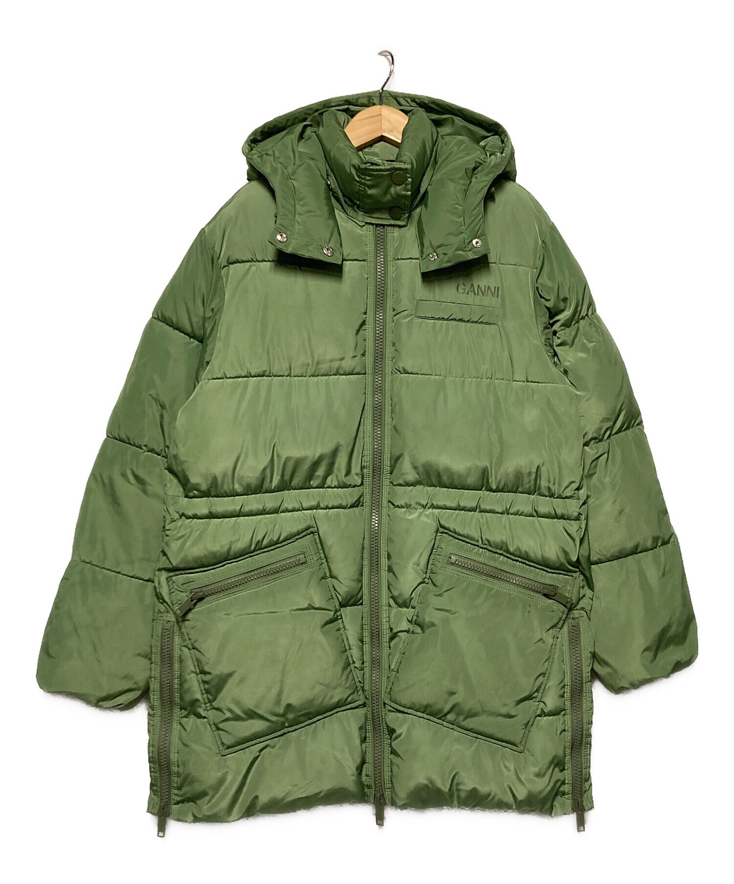 中古・古着通販】GANNI (ガニー) Tech Puffer Oversized Midi Jacket