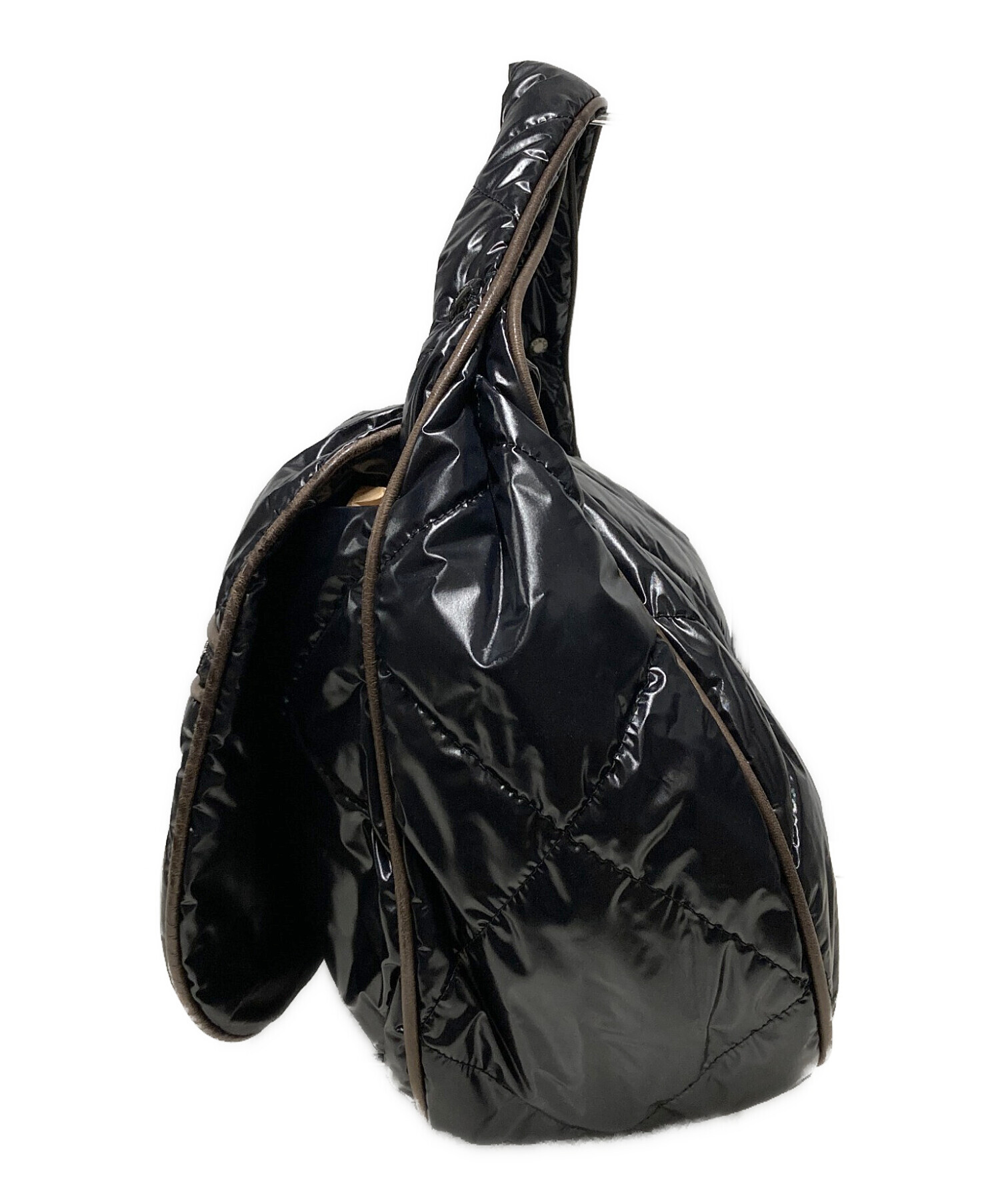 中古・古着通販】MONCLER (モンクレール) ショルダーバッグ ブラック 